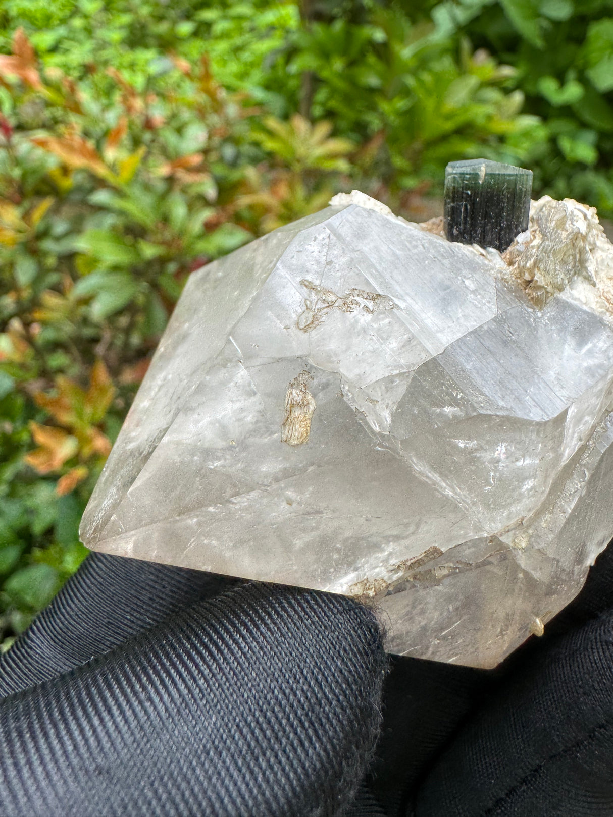 Greencap Tourmaline Specimen - 172g