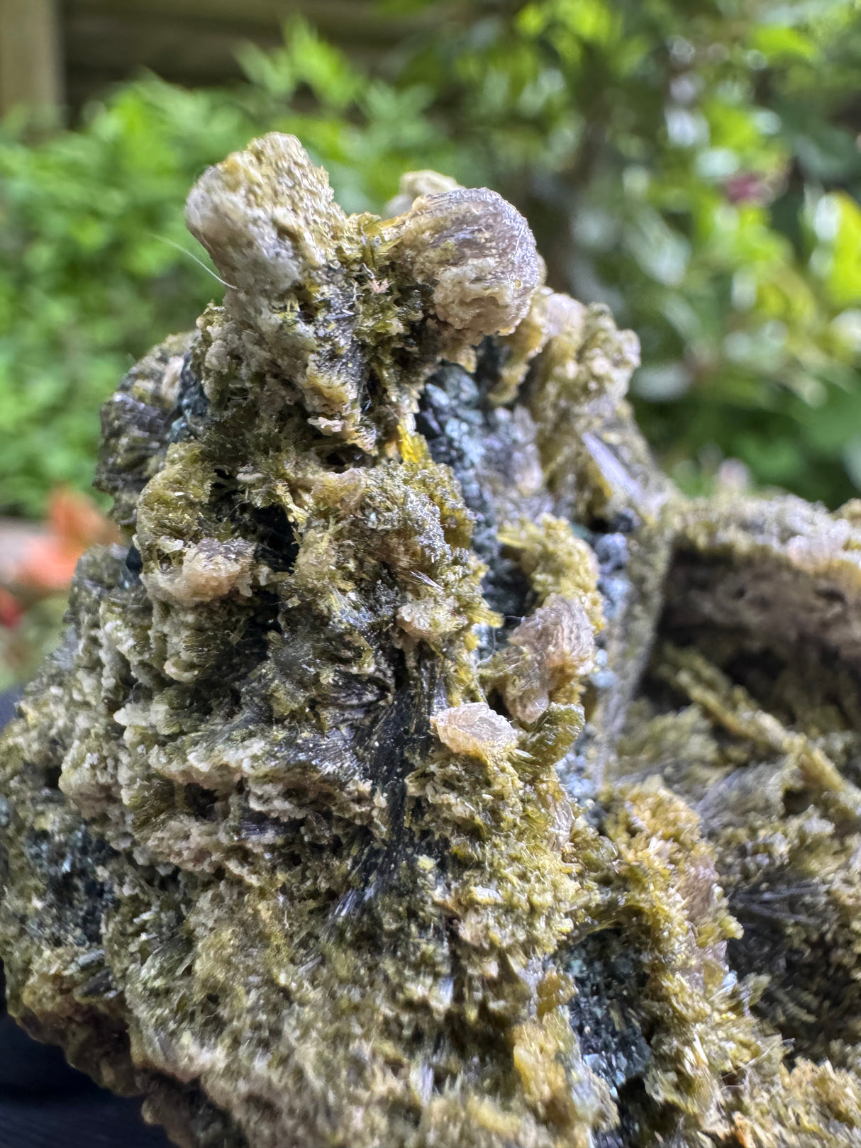 Epidote Crystal Specimen - 113g
