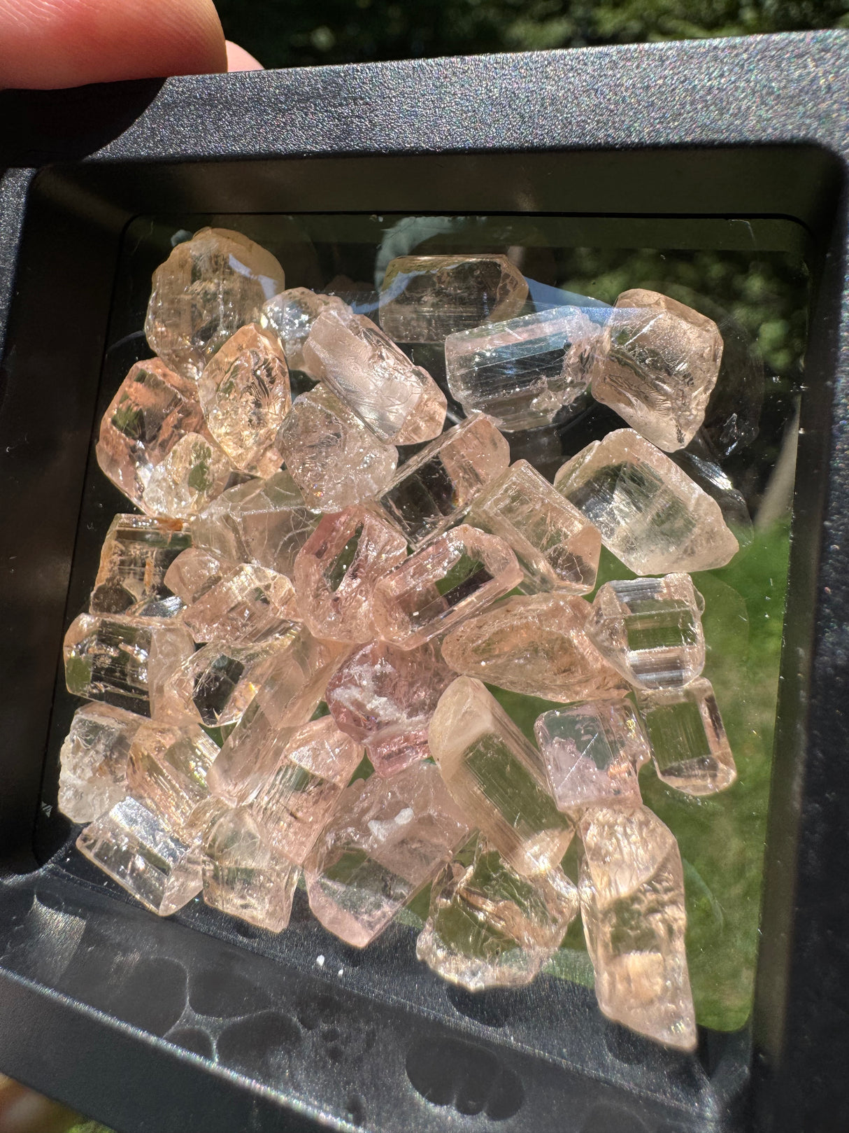 Topaz Crystals Lot w/ case - 36g