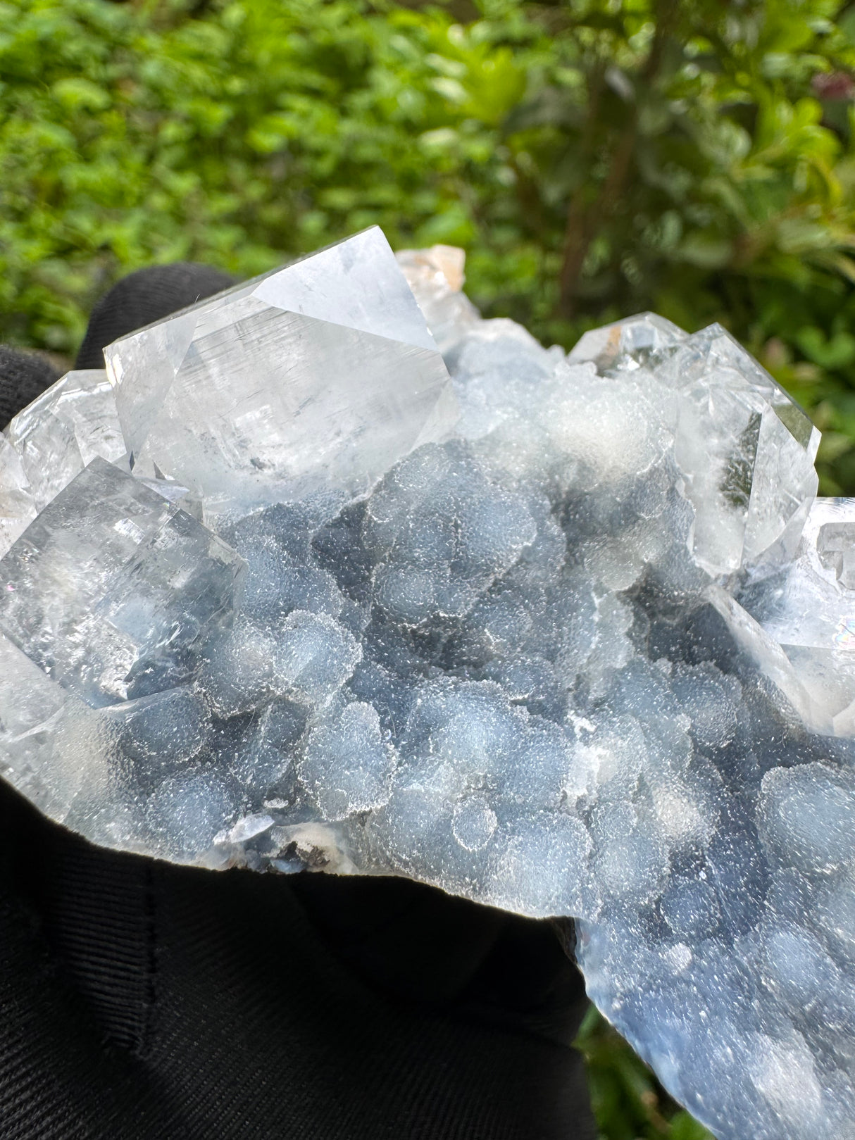 Apophyllite & Blue Chalcedony Specimen - 251g