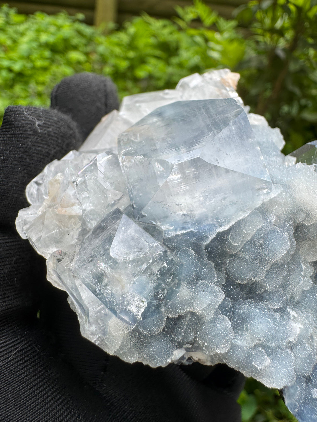 Apophyllite & Blue Chalcedony Specimen - 251g