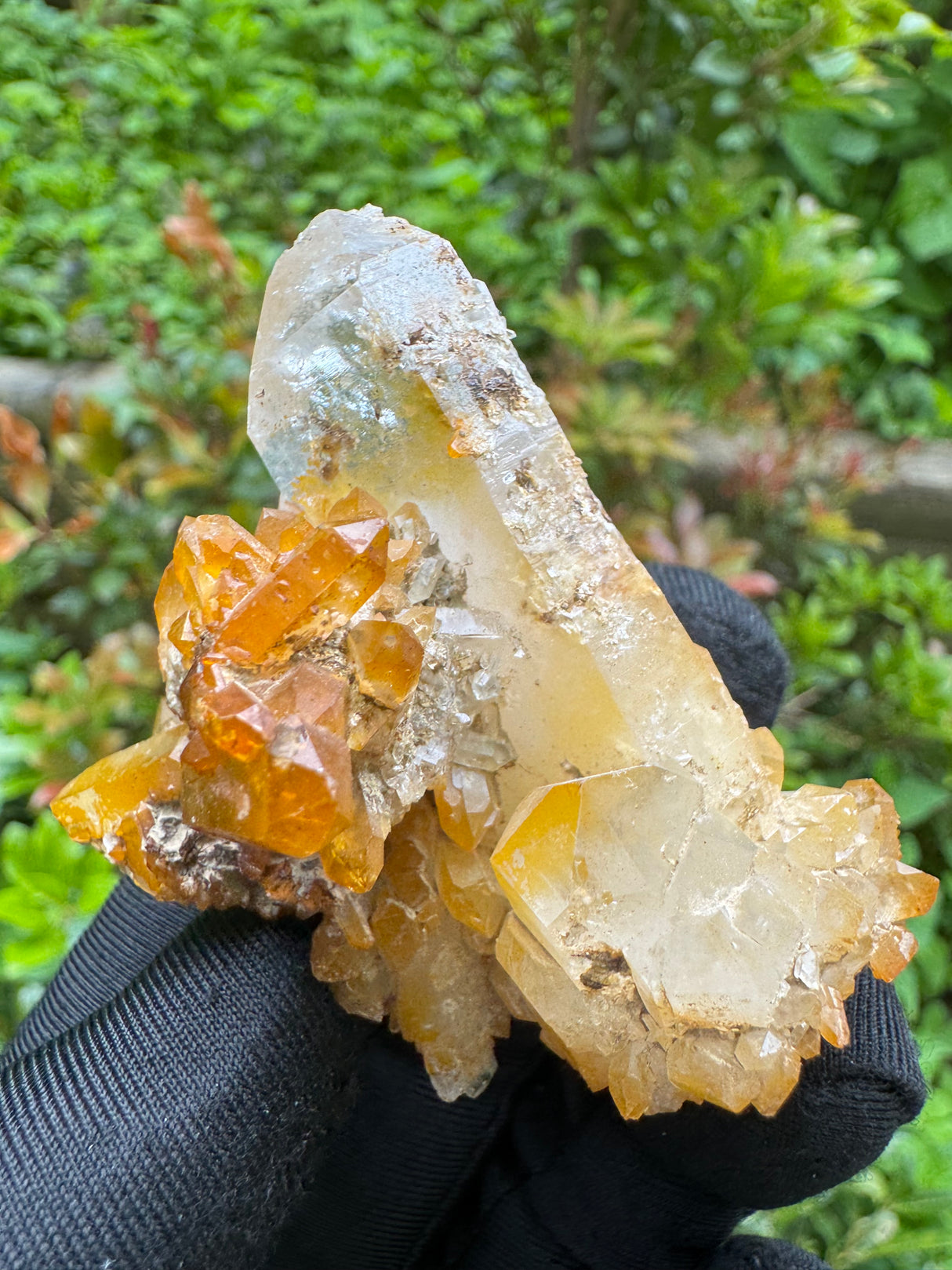 Iron Stained Quartz Specimen - 68g