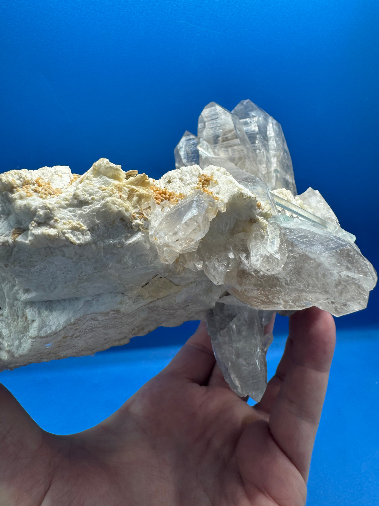 Aquamarine and Smoky Quartz - 1400g