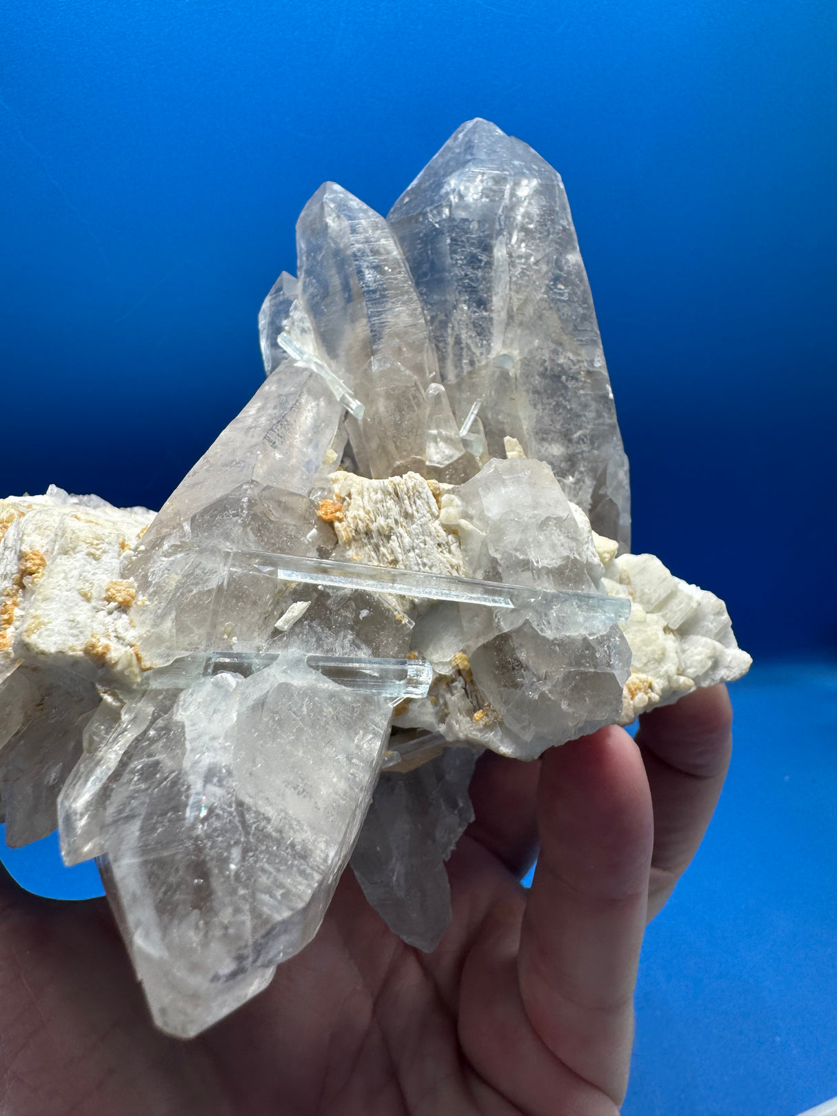 Aquamarine and Smoky Quartz - 1400g