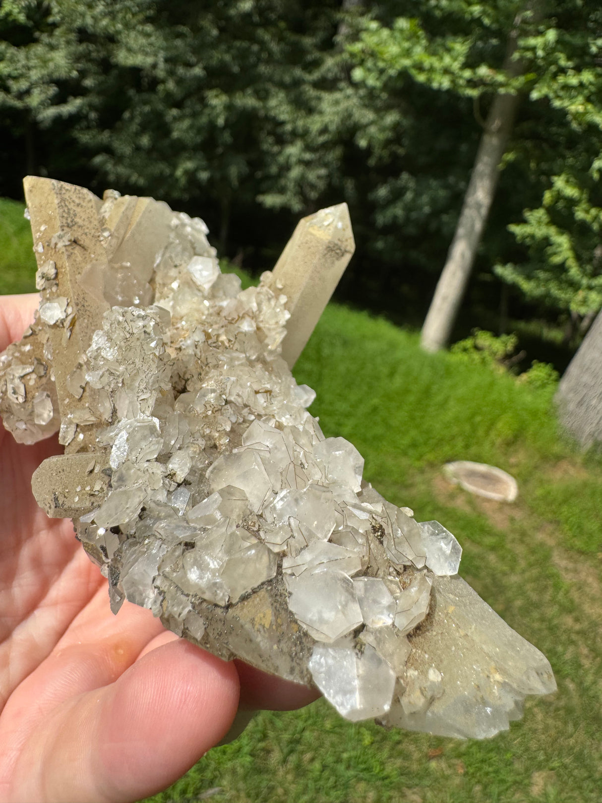 Quartz with Calcite - 290g