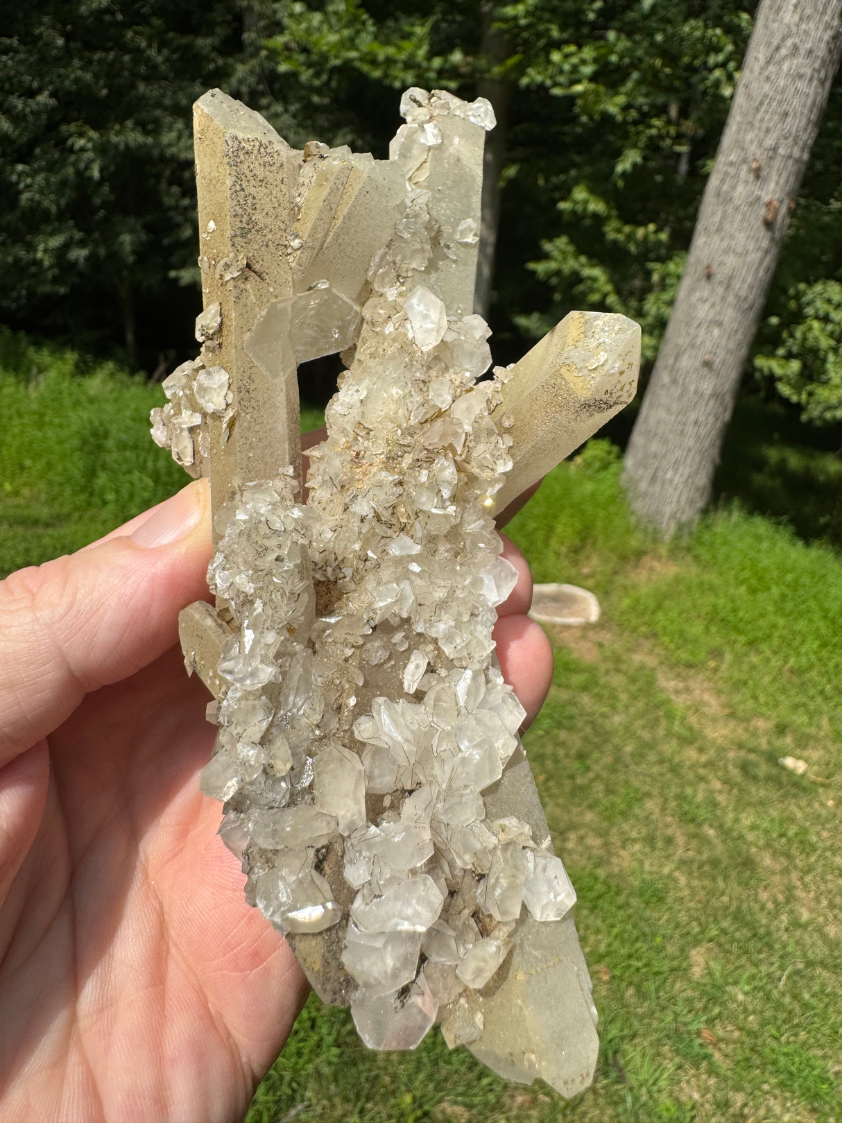 Quartz with Calcite - 290g