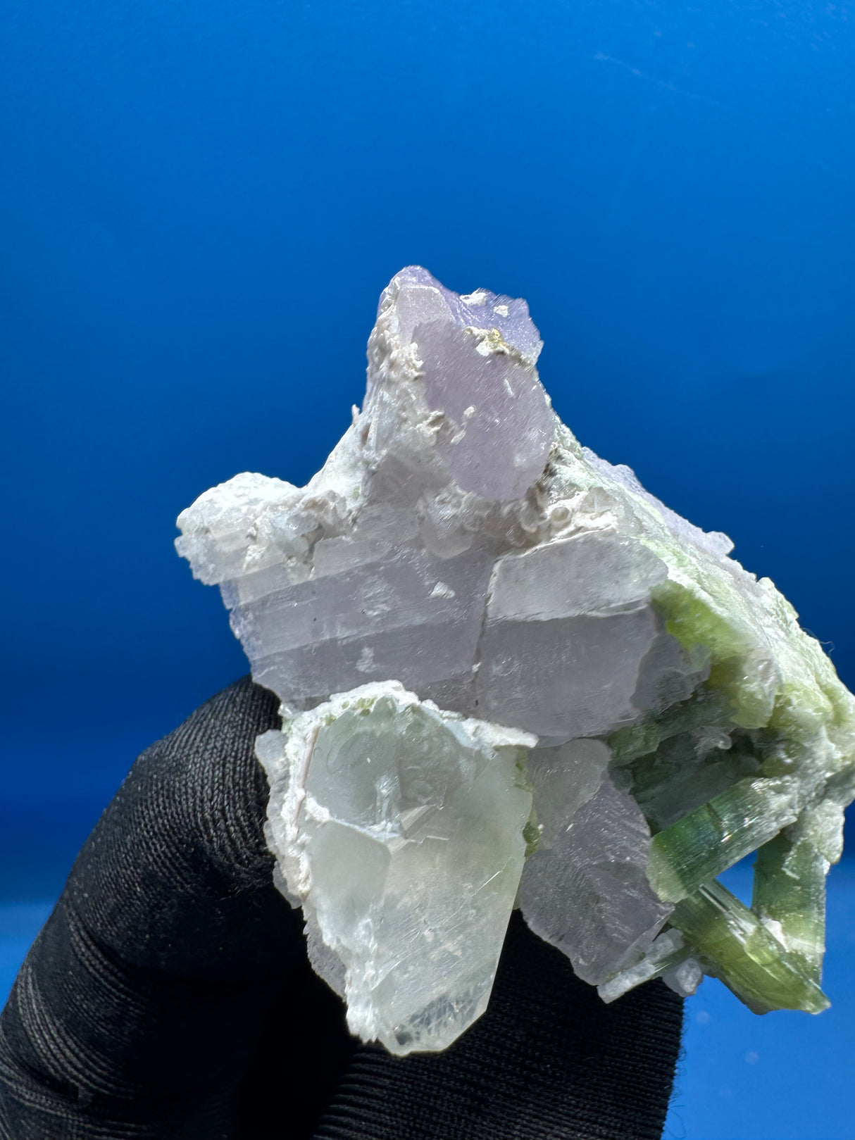 Tourmaline and Kunzite Specimen - 43g