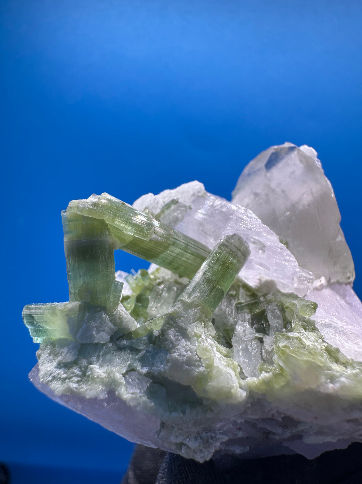 Tourmaline and Kunzite Specimen - 43g