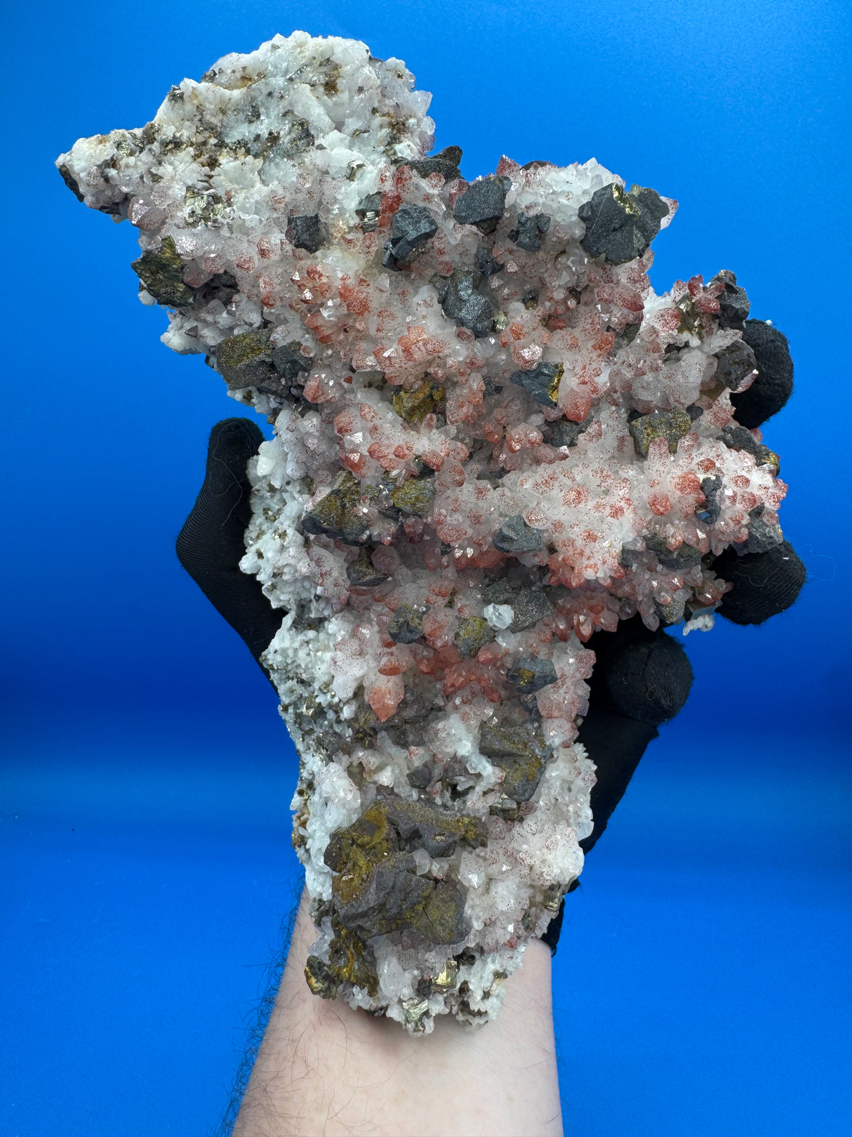 Pyrite and Quartz Masterpeice - 1090g