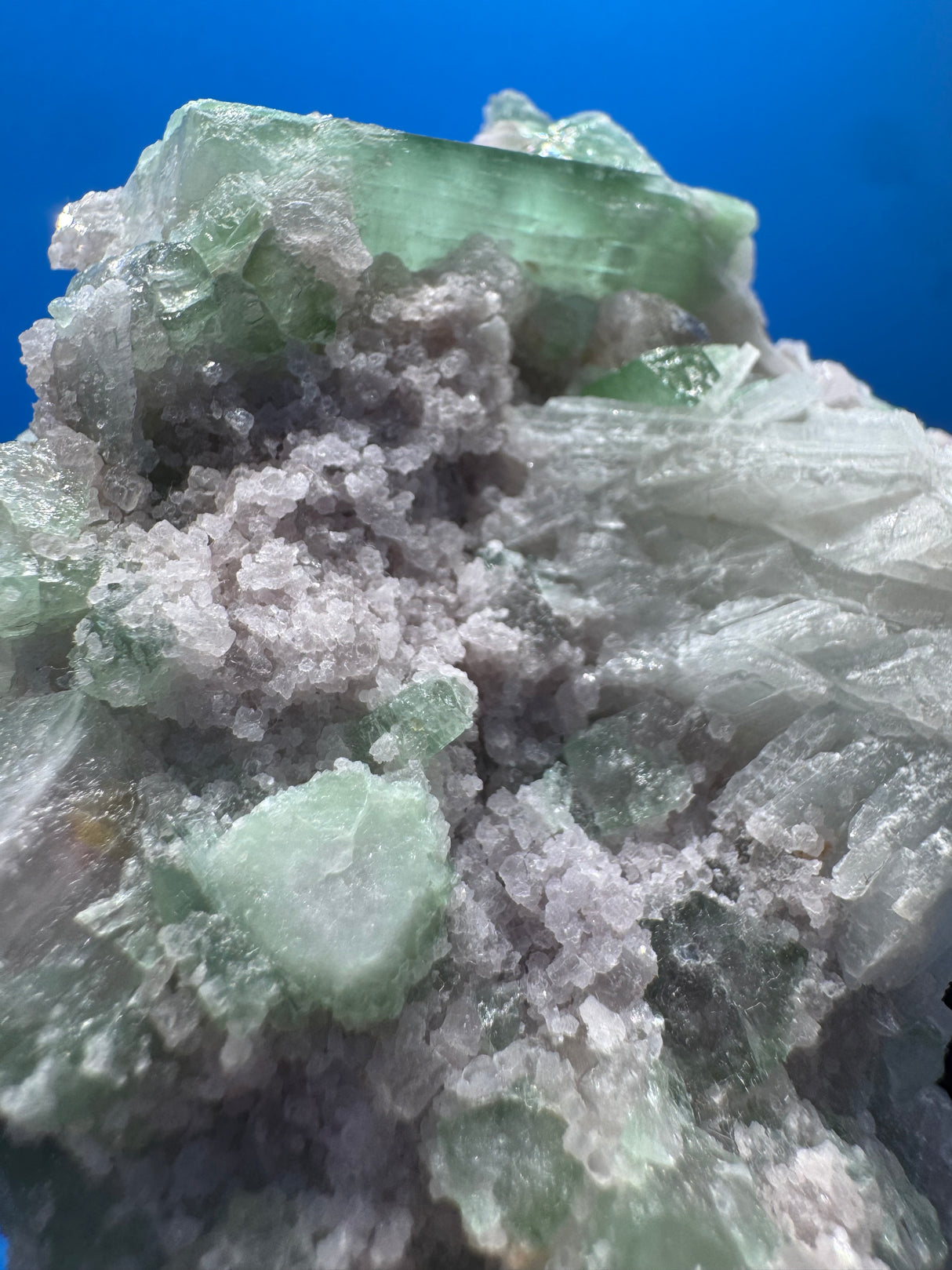 Green Tourmaline Specimen - 327g