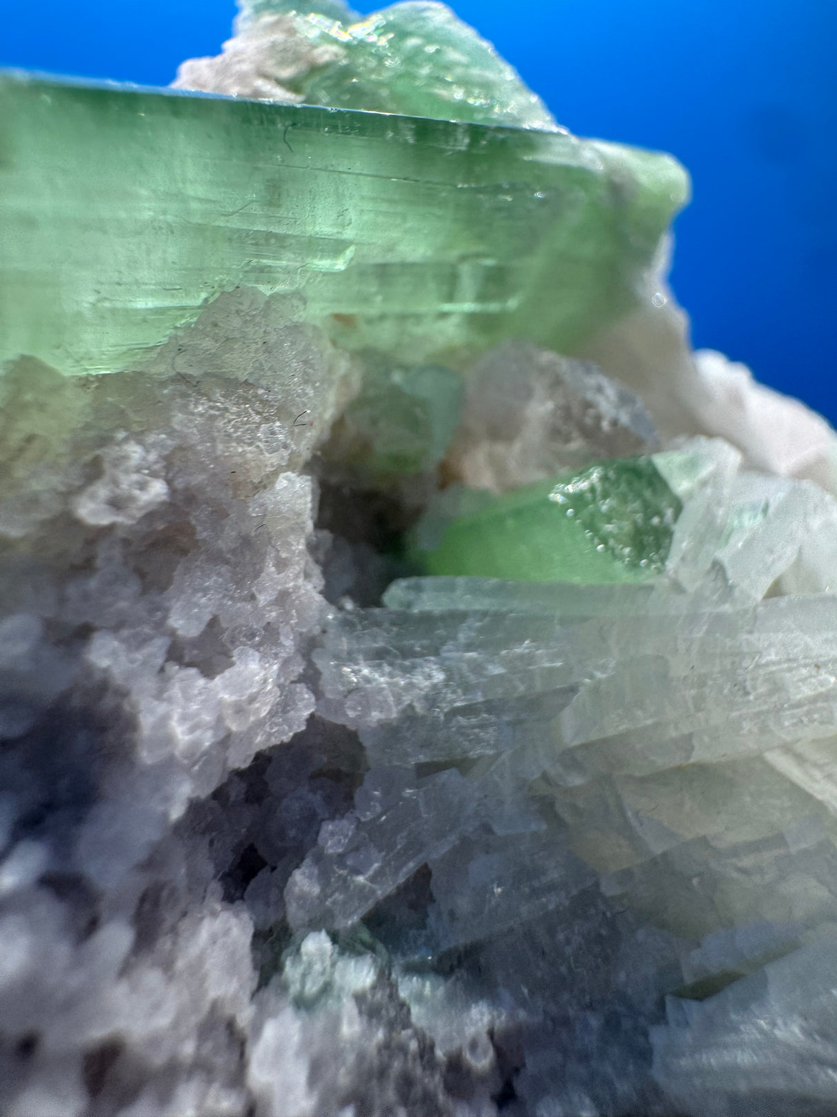 Green Tourmaline Specimen - 327g
