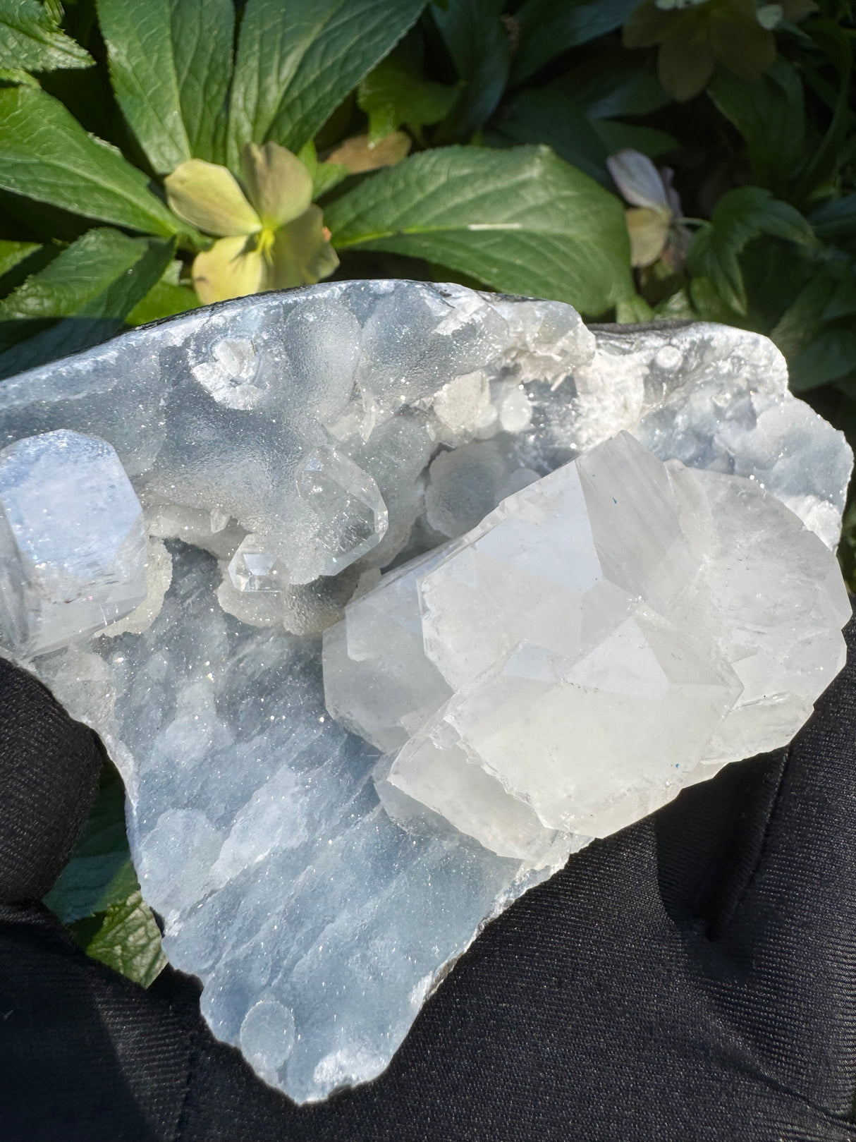 Apophyllite & Blue Chalcedony Specimen - 641g