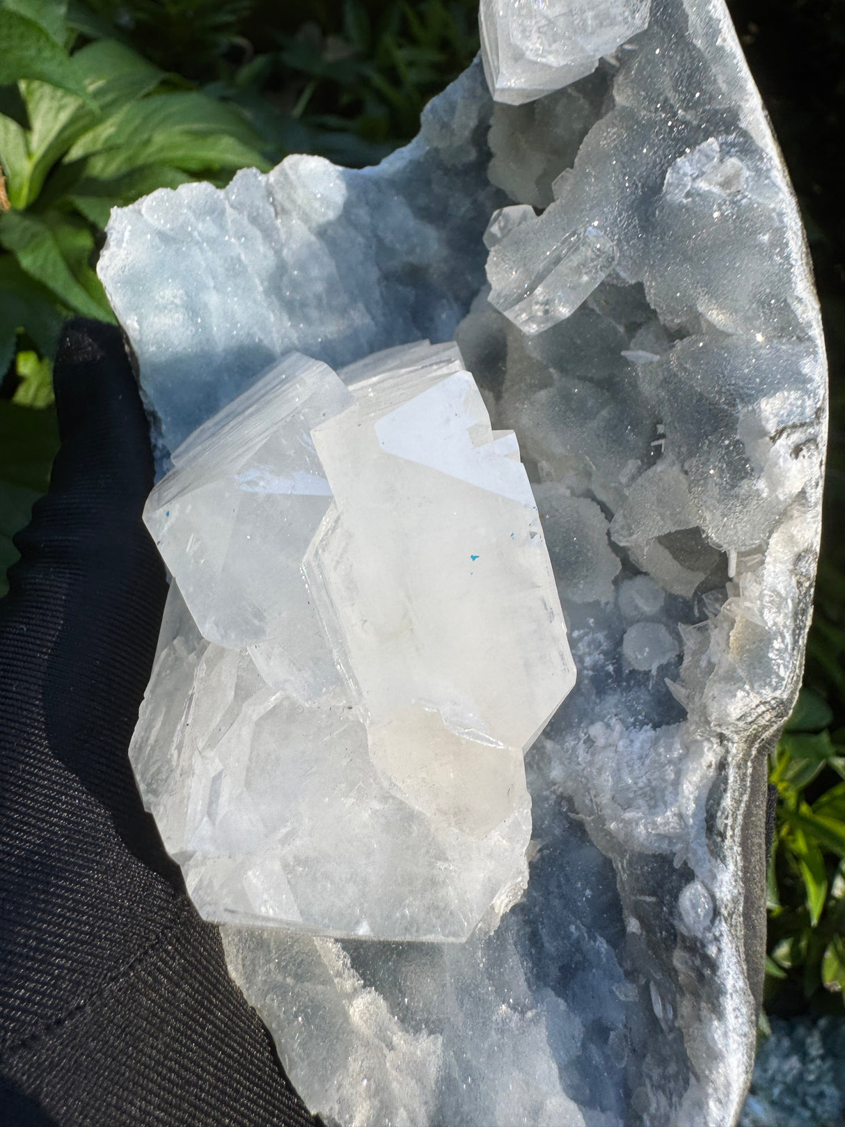 Apophyllite & Blue Chalcedony Specimen - 641g