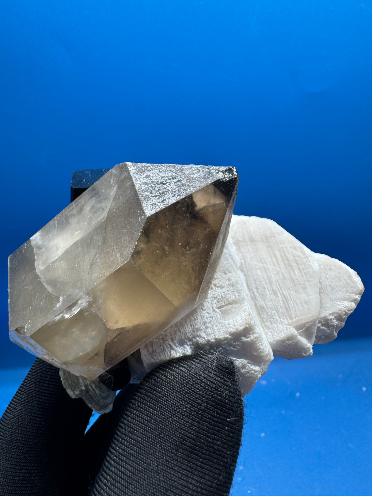 Black Tourmaline & Smoky Quartz - 183g