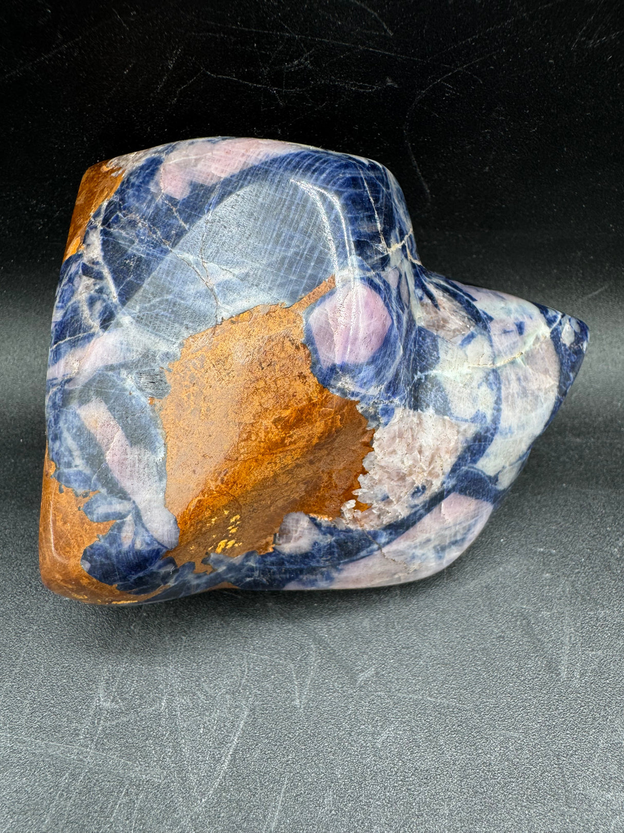 Sodalite Lazurite and Aragonite Freeform - 760g