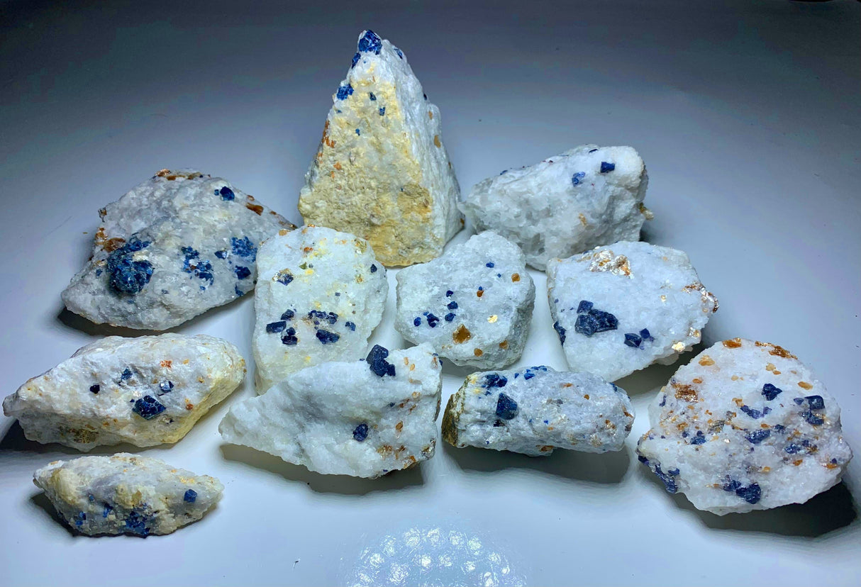 Blue Spinel Lot - 2kg 11pc Lot