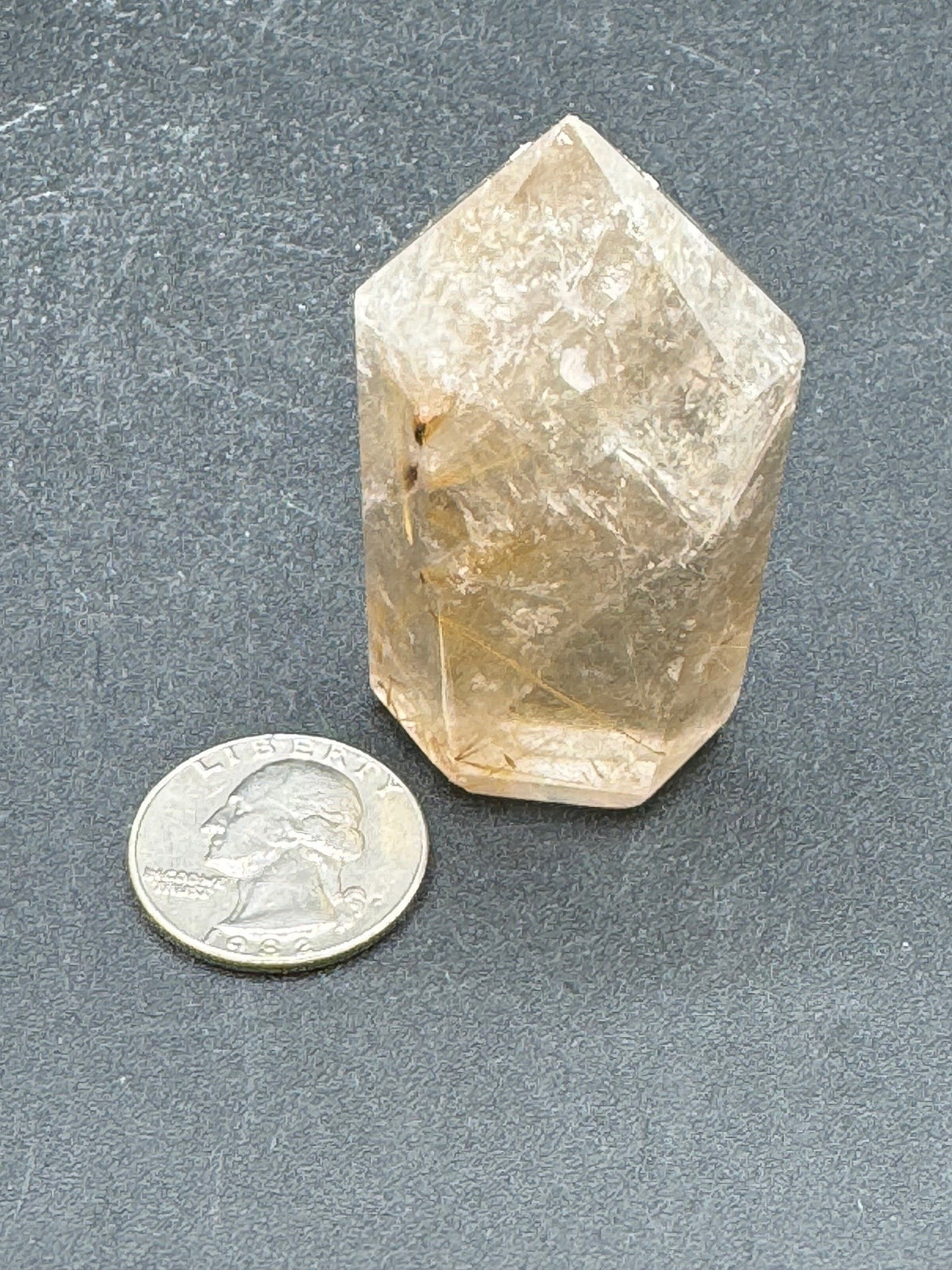 Quartz Freeform With Rutile - 64g