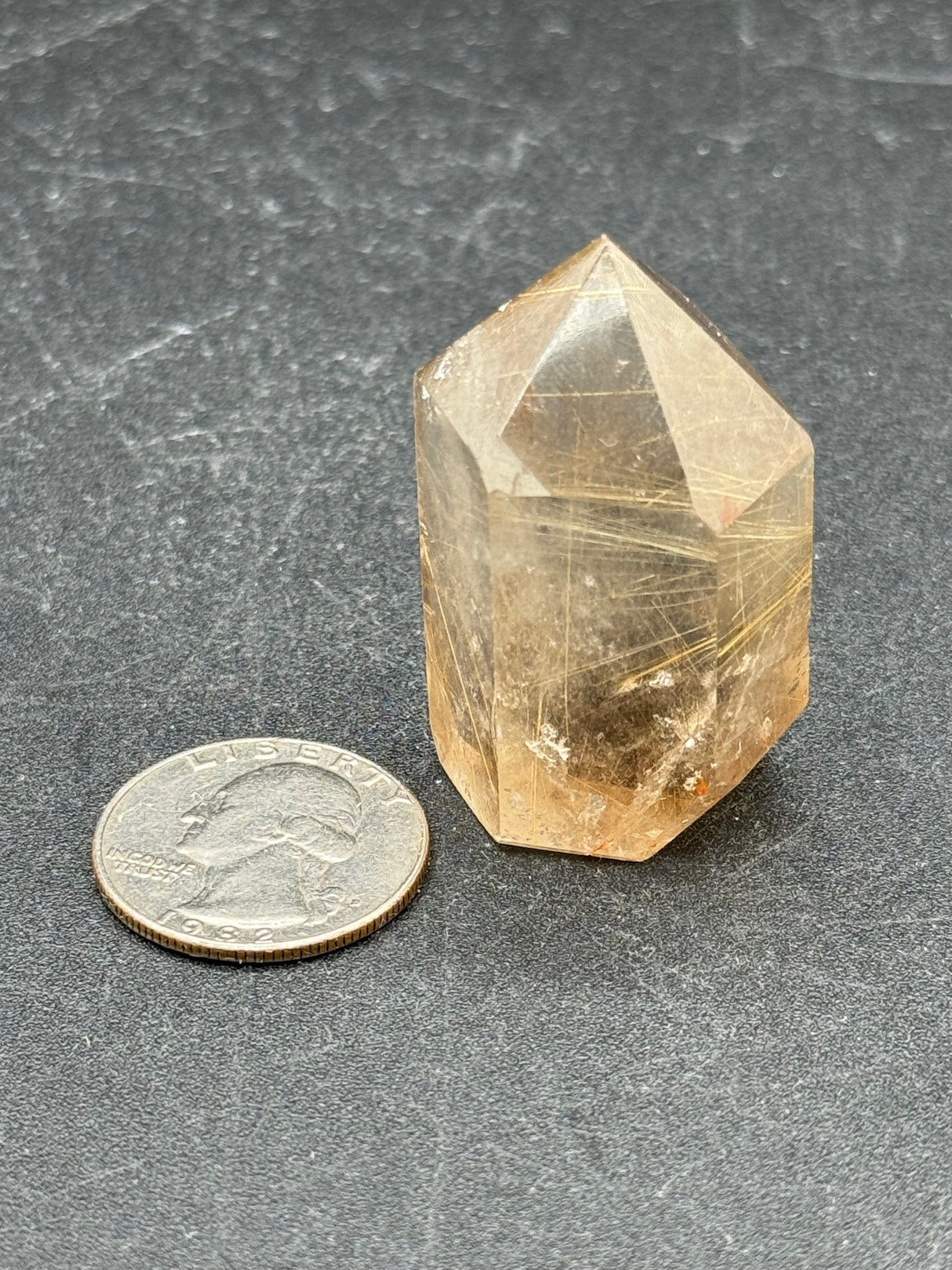 Quartz Freeform With Rutile - 45g