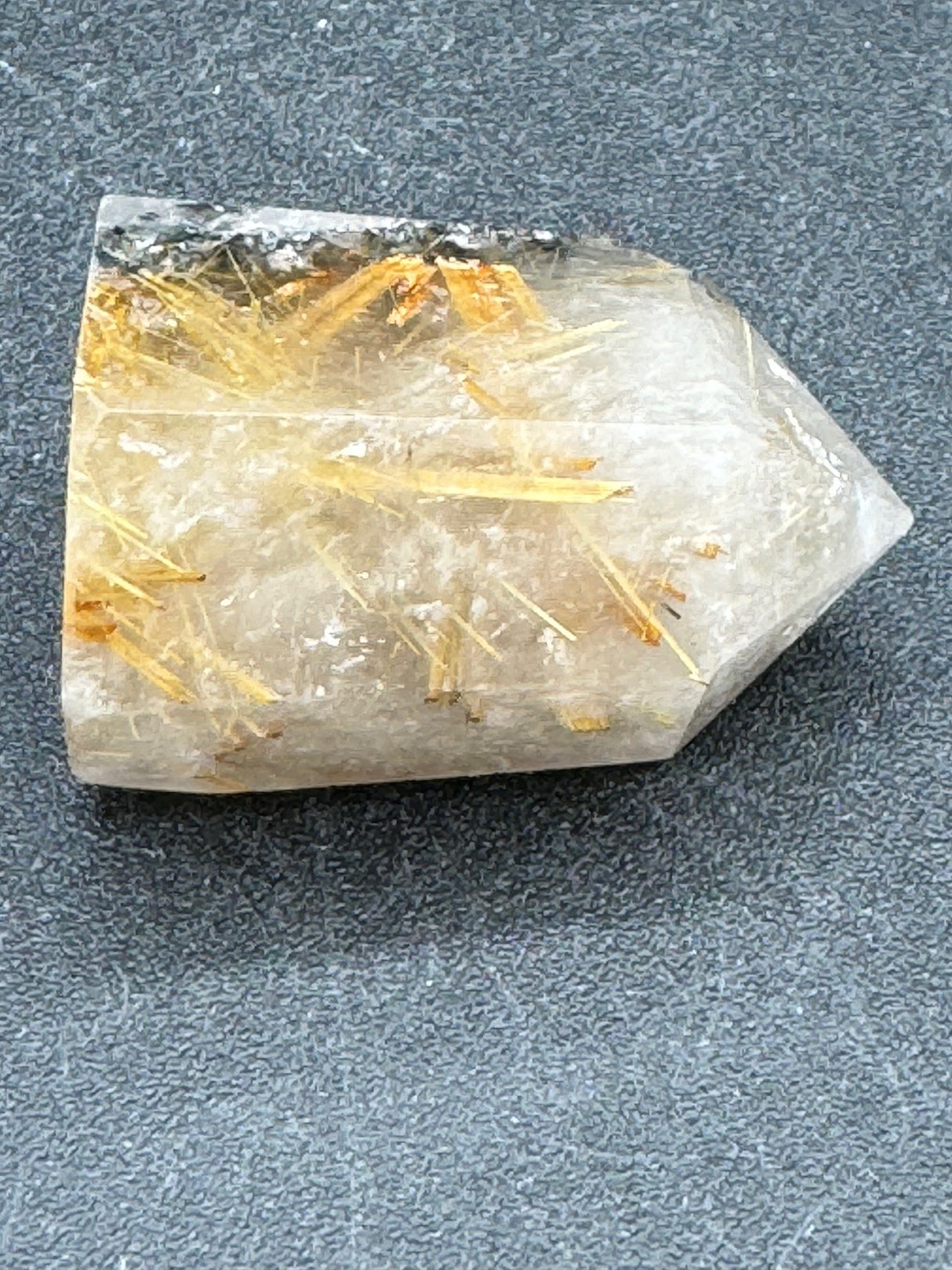Quartz Freeform With Rutile - 45g