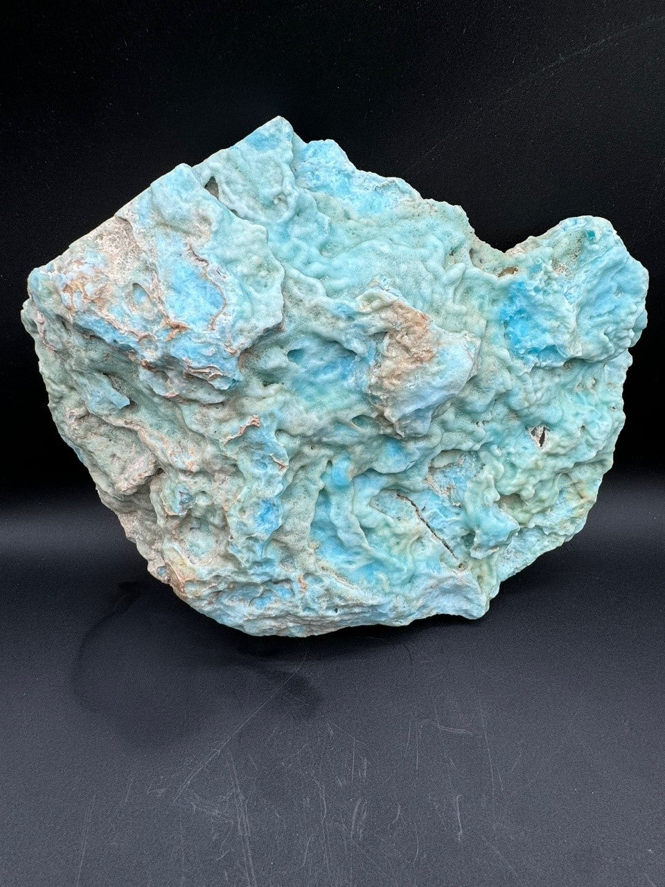Blue Aragonite Specimen - 3577g