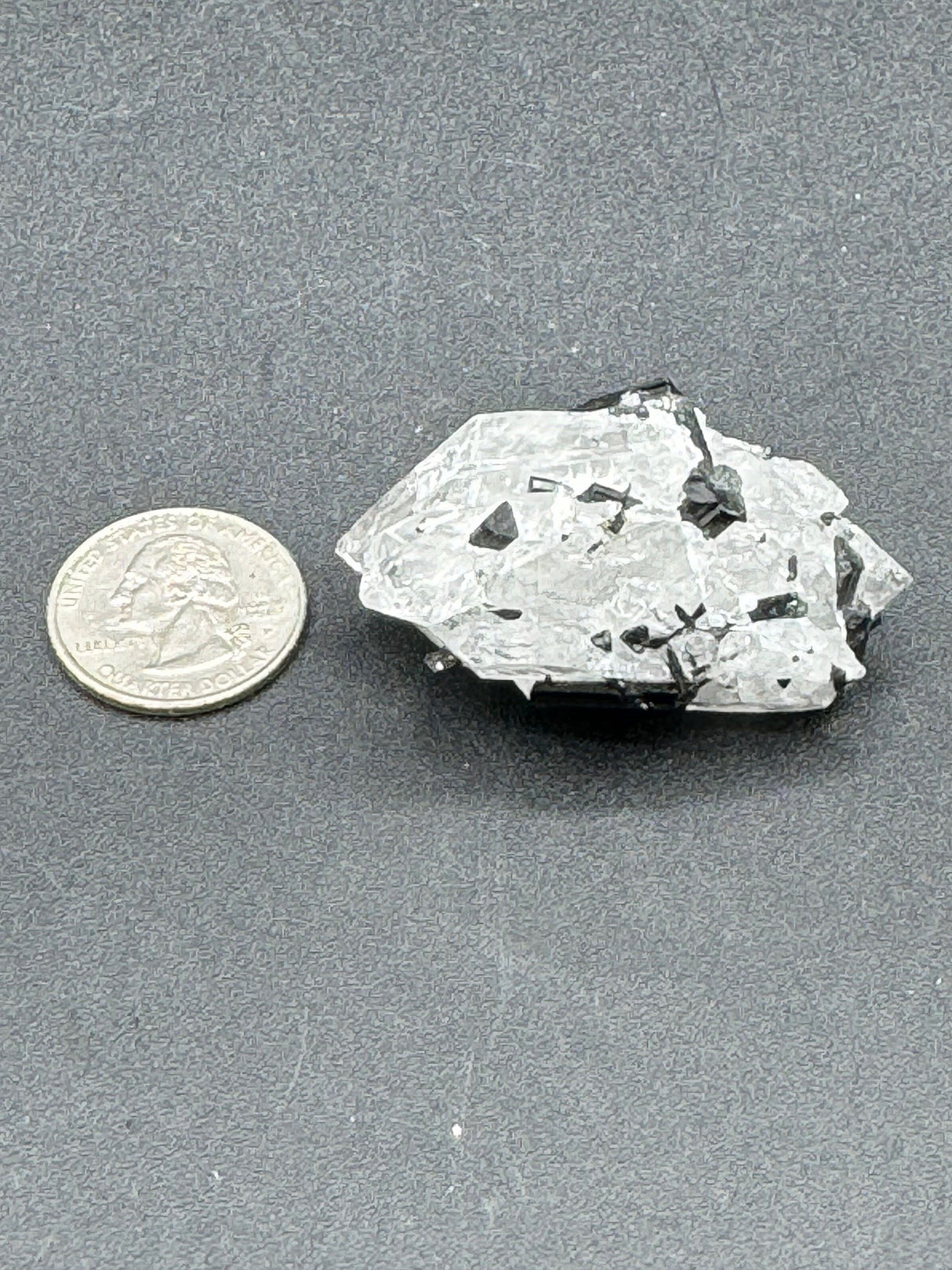 Quartz with Black Tourmaline - 38g