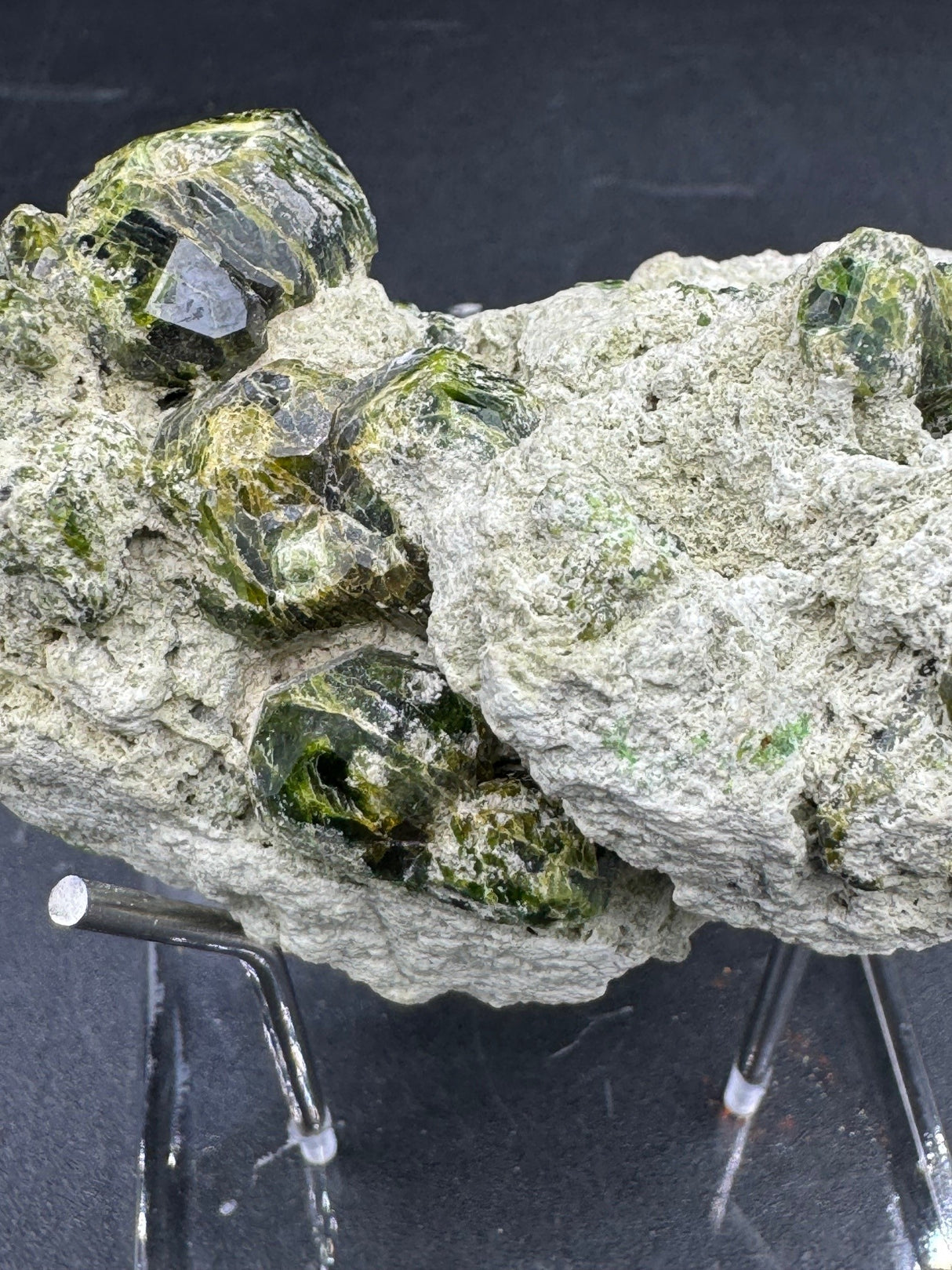 Green Garnet Specimen - 207g