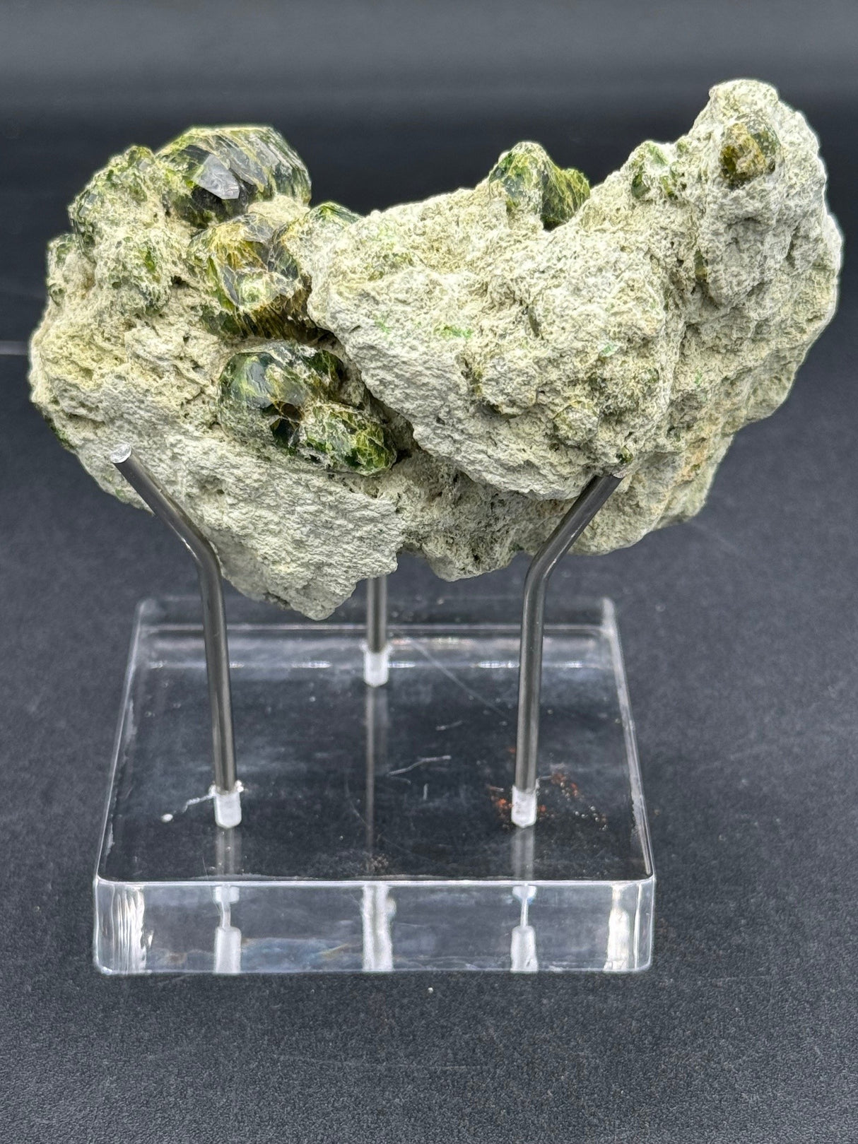 Green Garnet Specimen - 207g