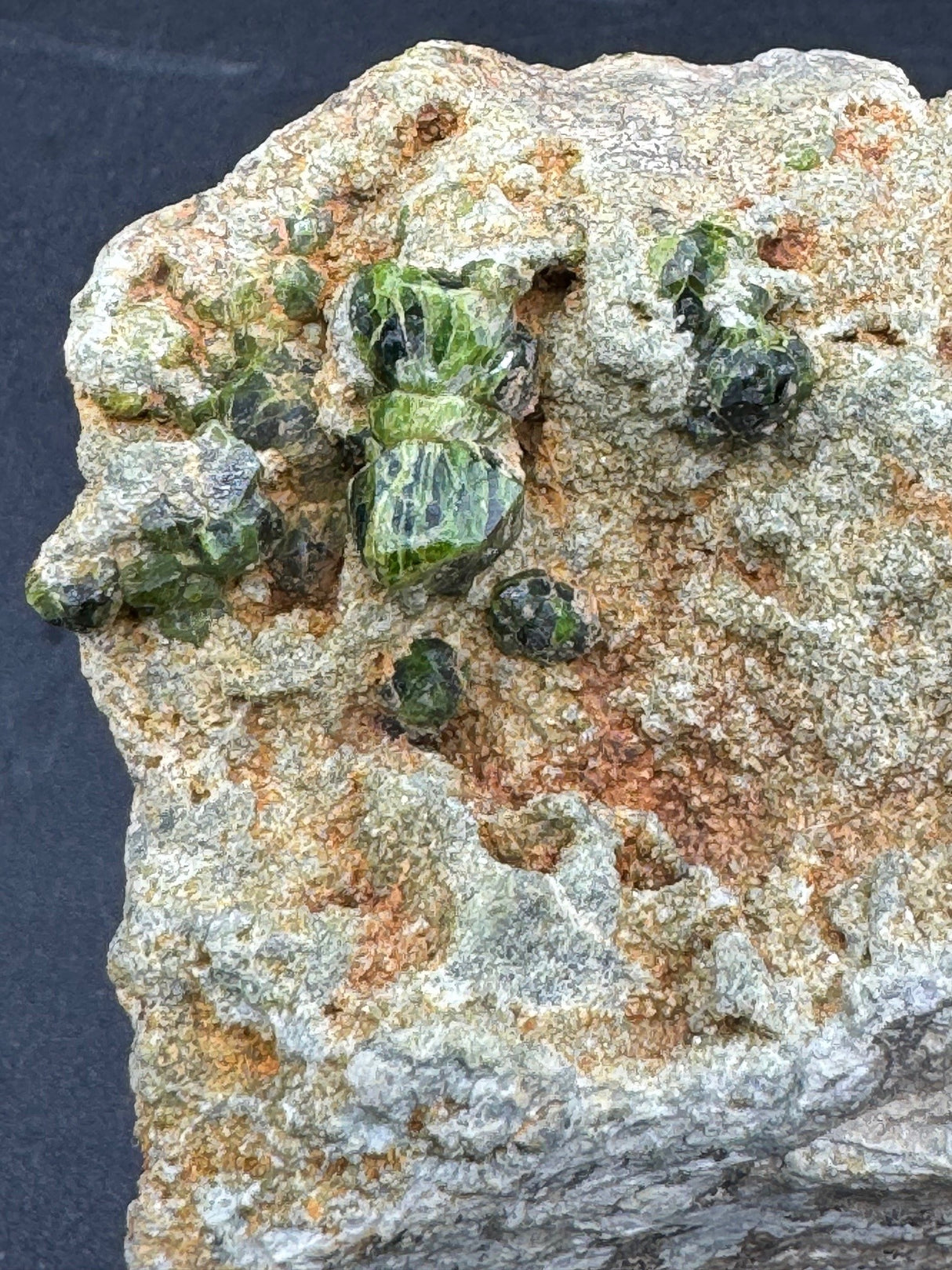 Green Garnet Specimen - 369g