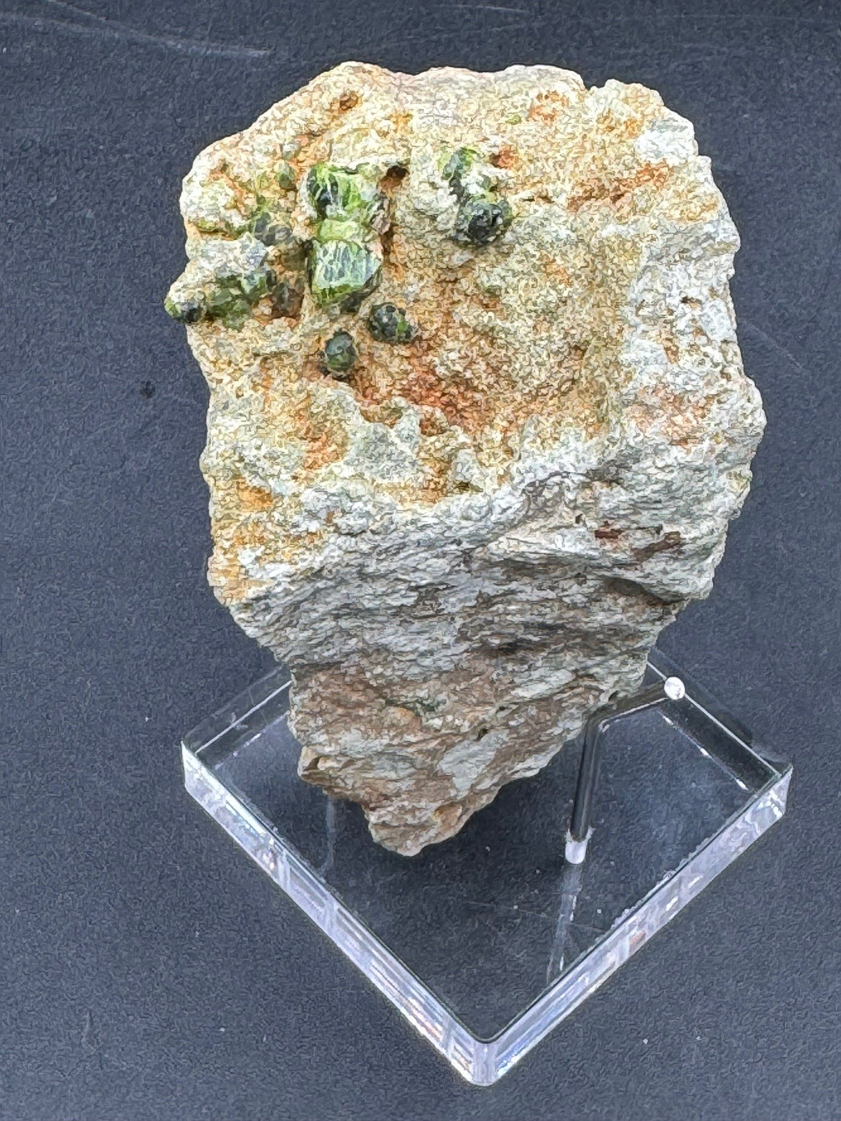 Green Garnet Specimen - 369g