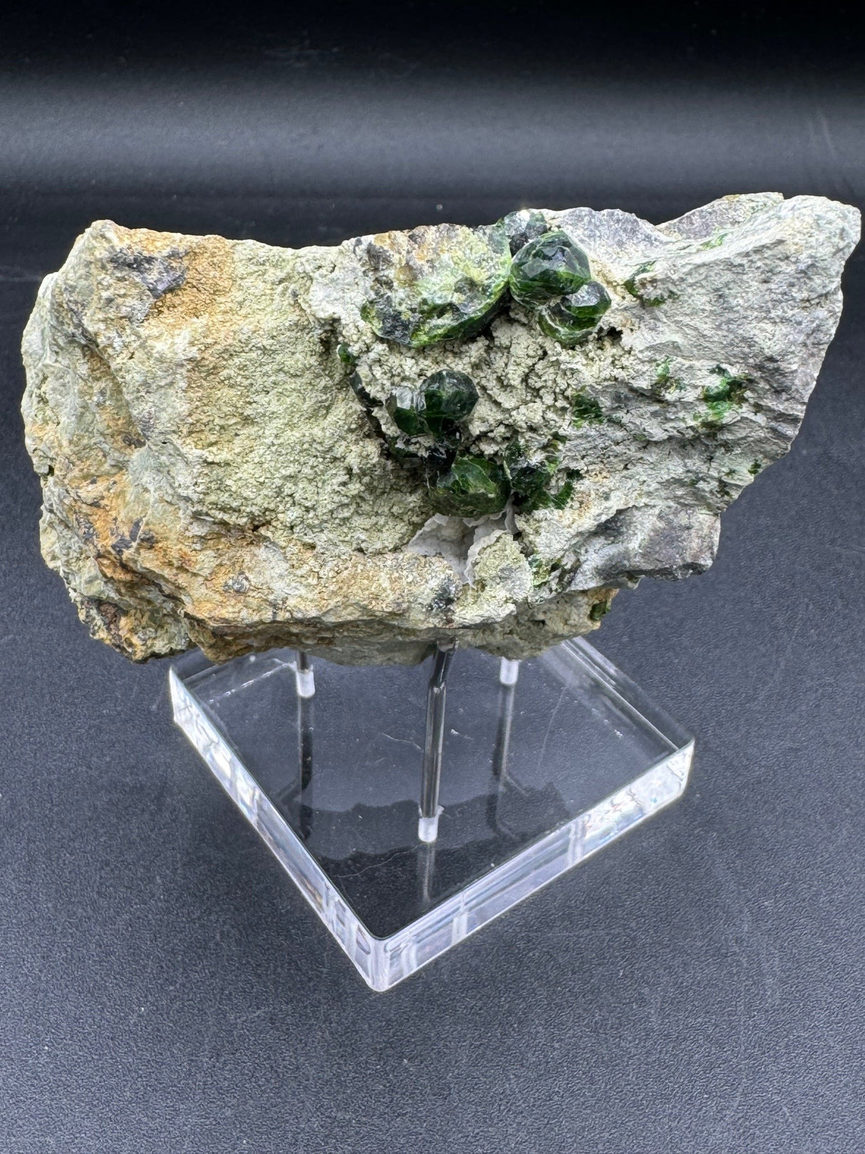 Green Garnet Specimen - 164g