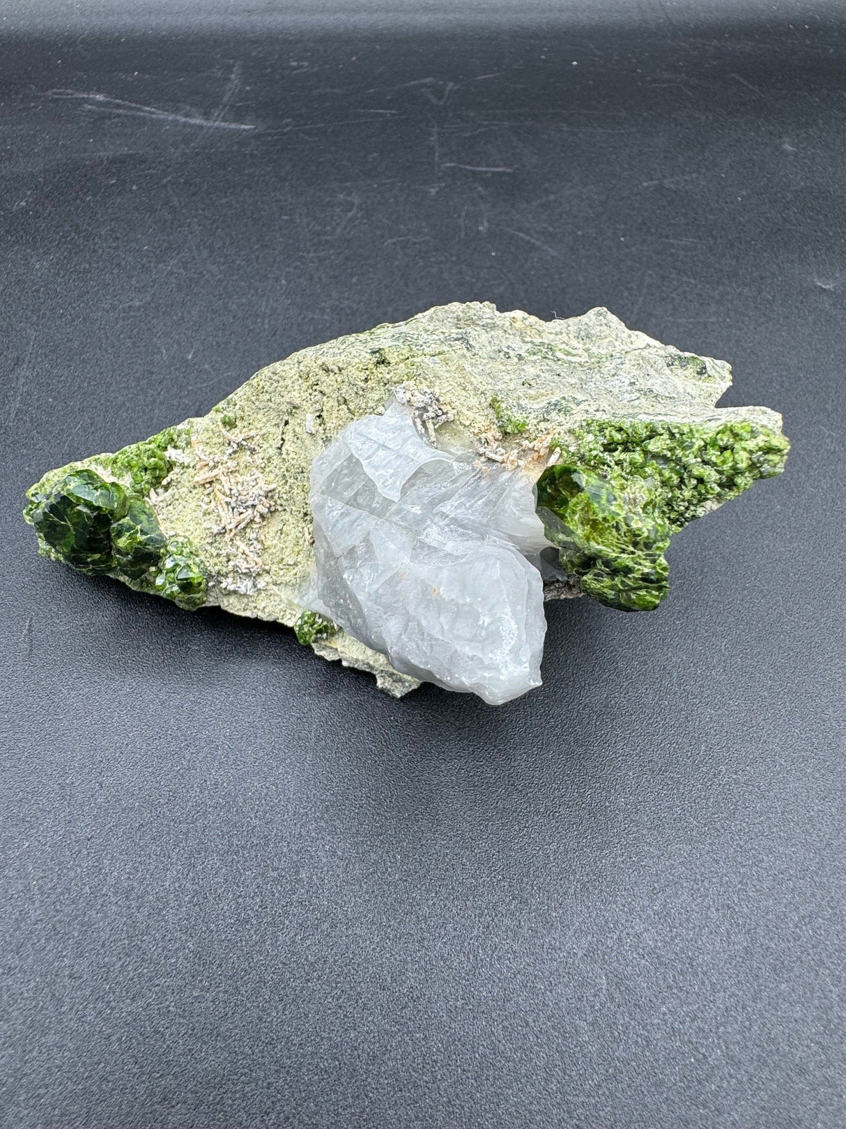 Green Garnet Specimen - 372g