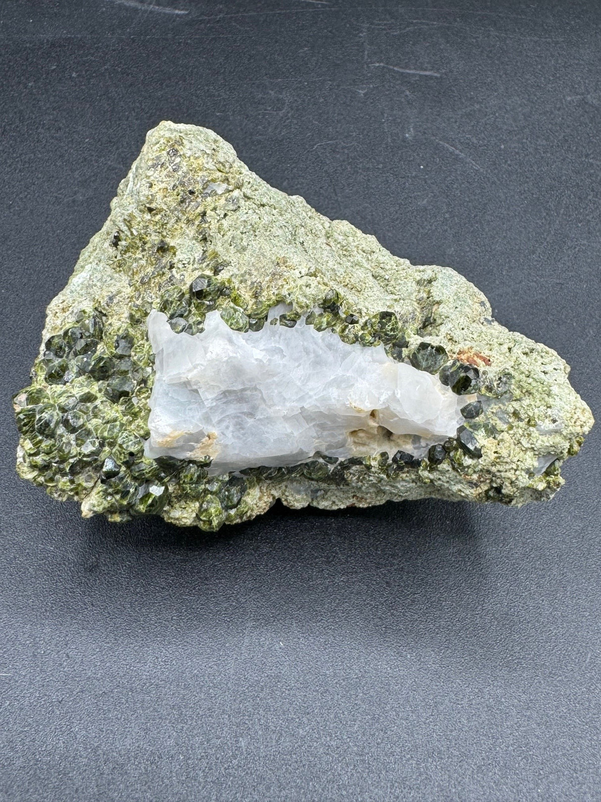 Green Garnet Specimen - 373g