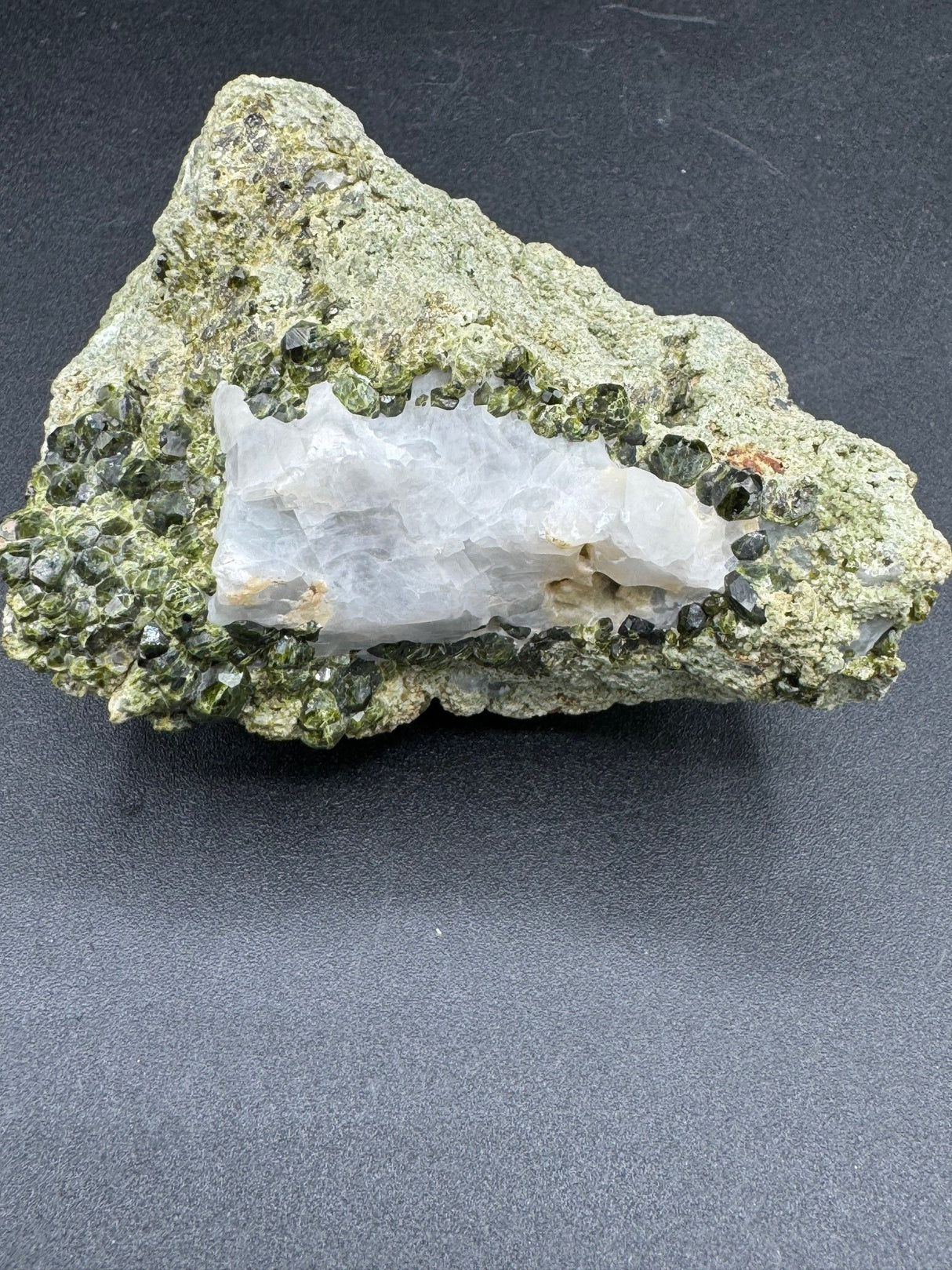 Green Garnet Specimen - 373g