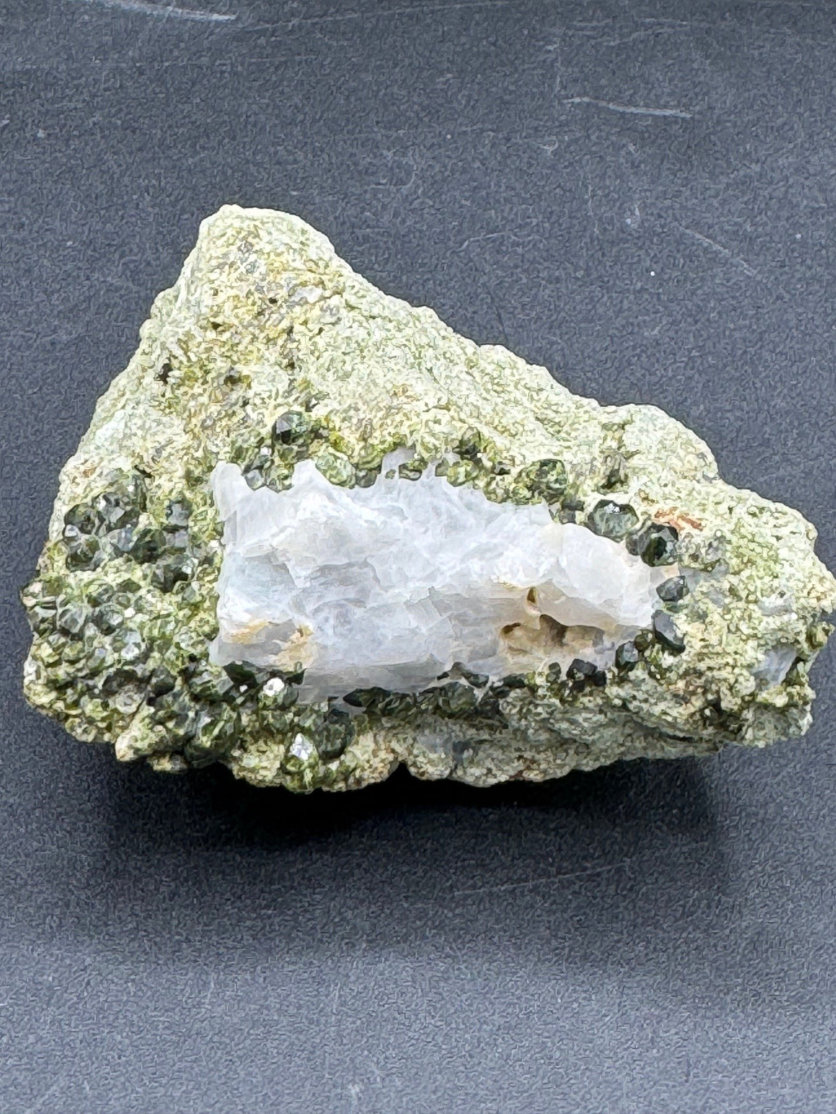Green Garnet Specimen - 373g