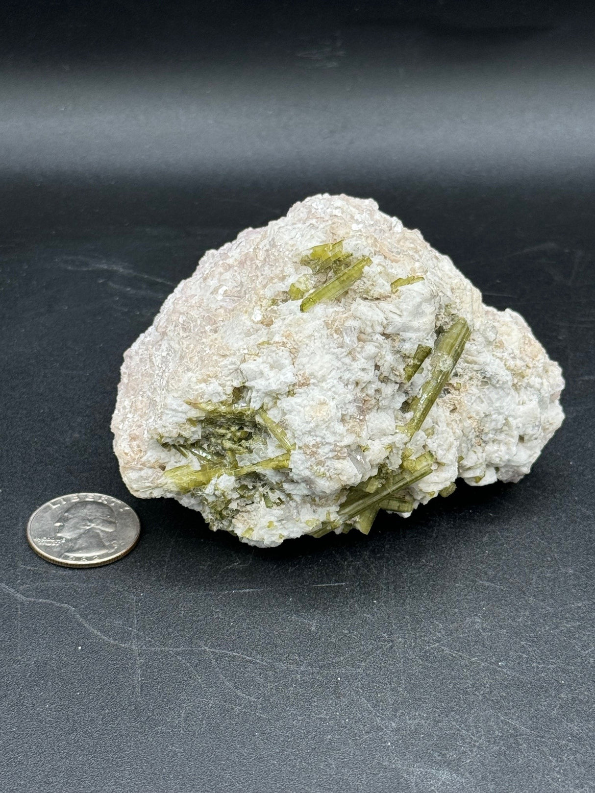 Green Tourmaline Specimen - 483g