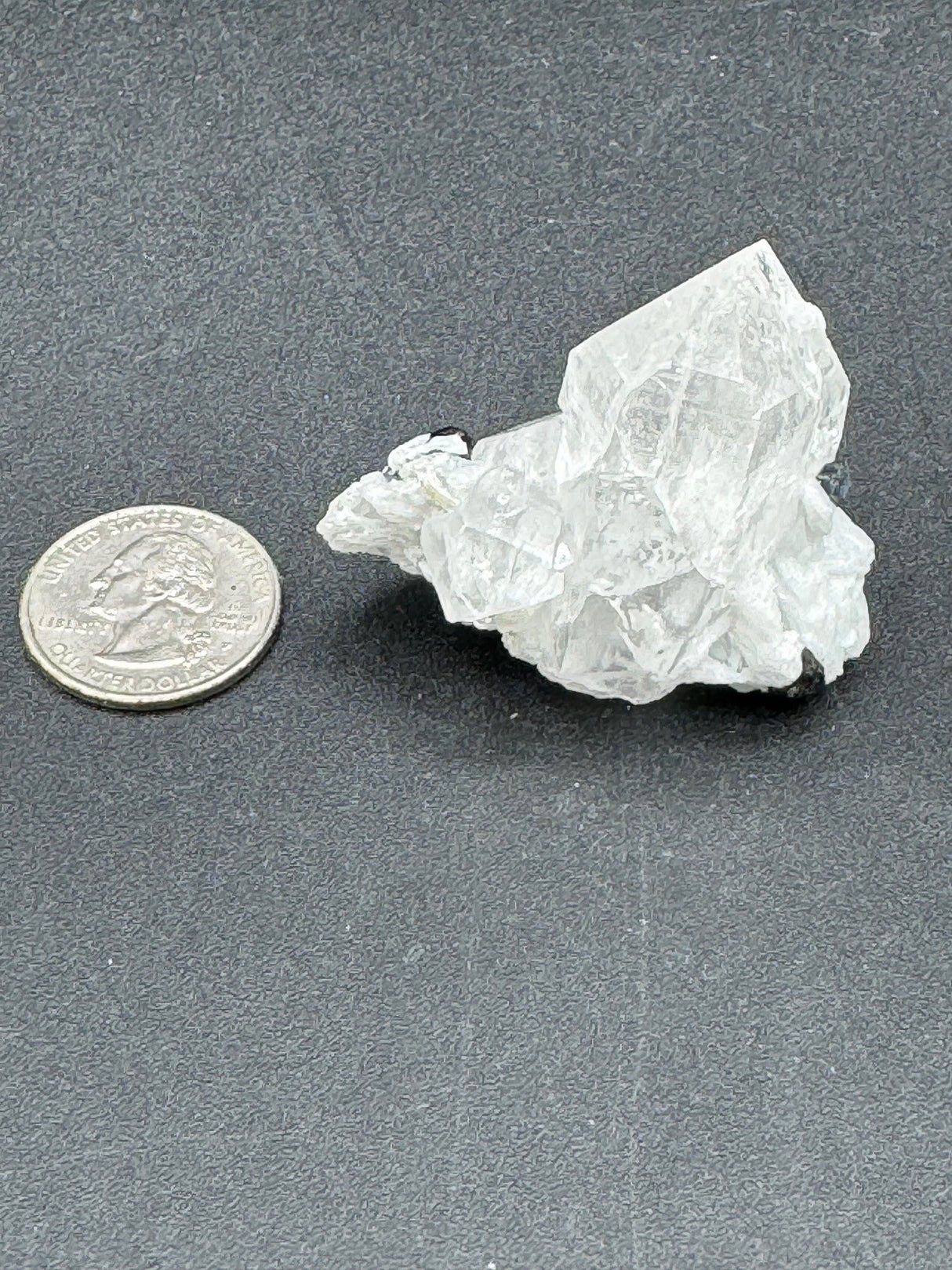 Quartz and Black Tourmaline - 51g