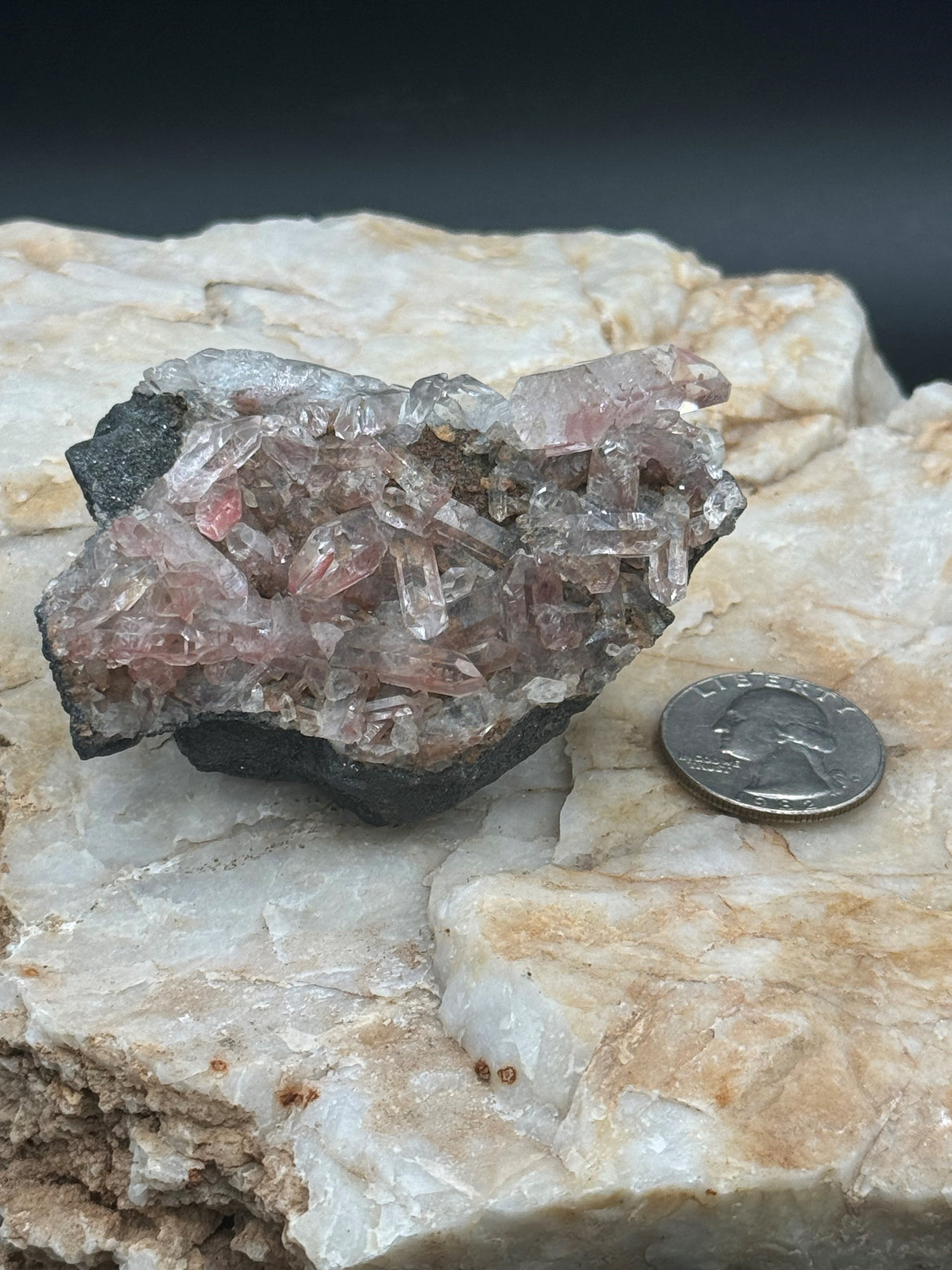Quartz Cluster, Neganuee, MI - 128g