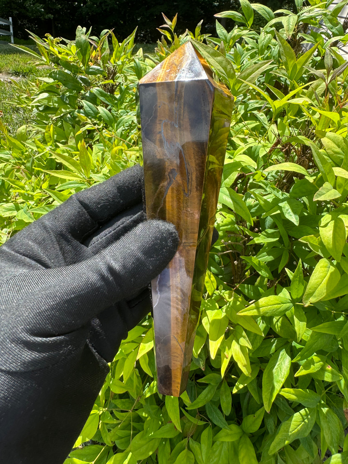 Tigers Eye Polished Wand - 411g