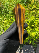 Tigers Eye Polished Wand - 282g