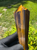 Tigers Eye Polished Wand - 351g