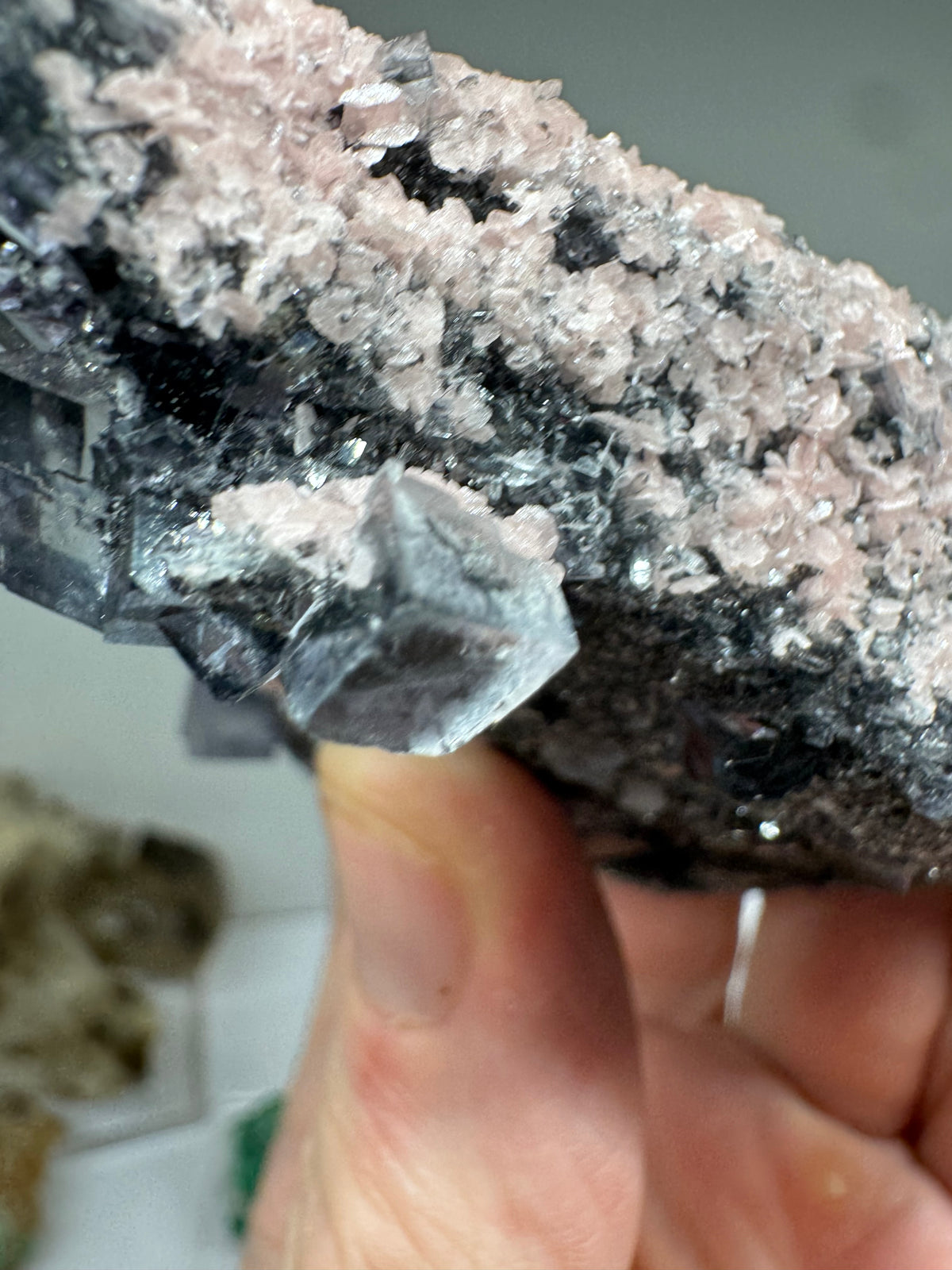 Rhodochrosite & Fluorite  - 332g