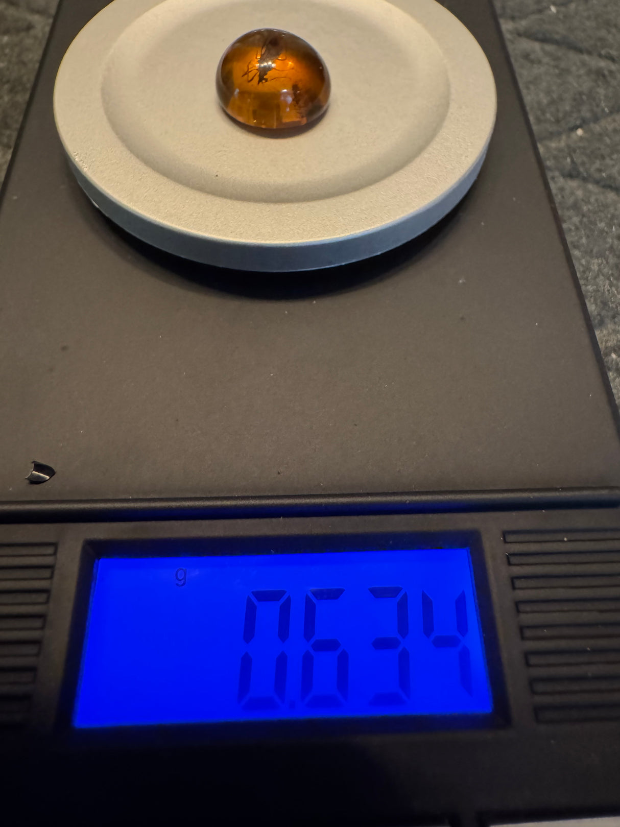 Amber Cabochon - 0.629g