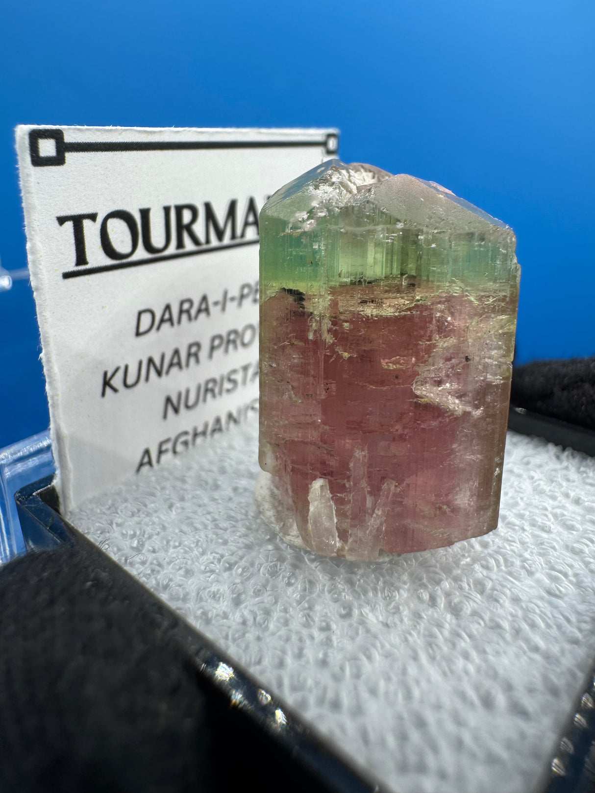 Watermelon Tourmaline Crystal - 9gm