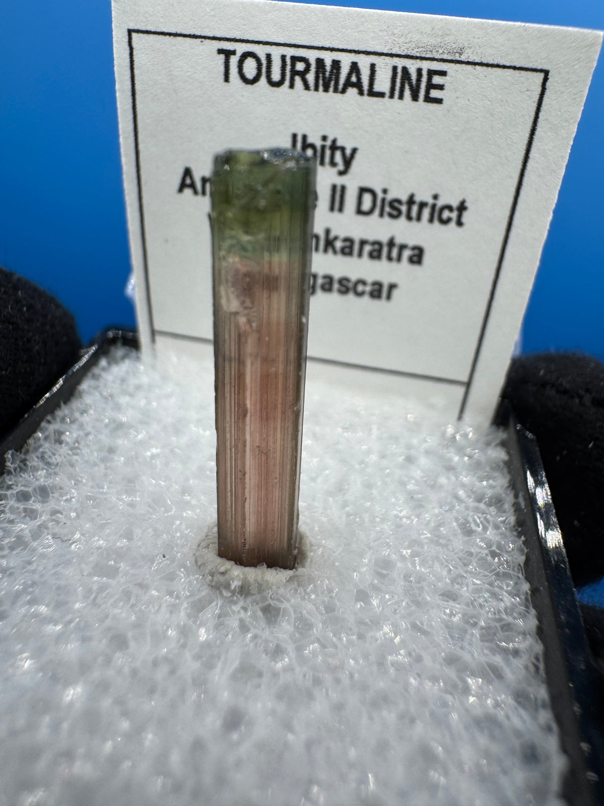 Watermelon Tourmaline Crystal - 1gm