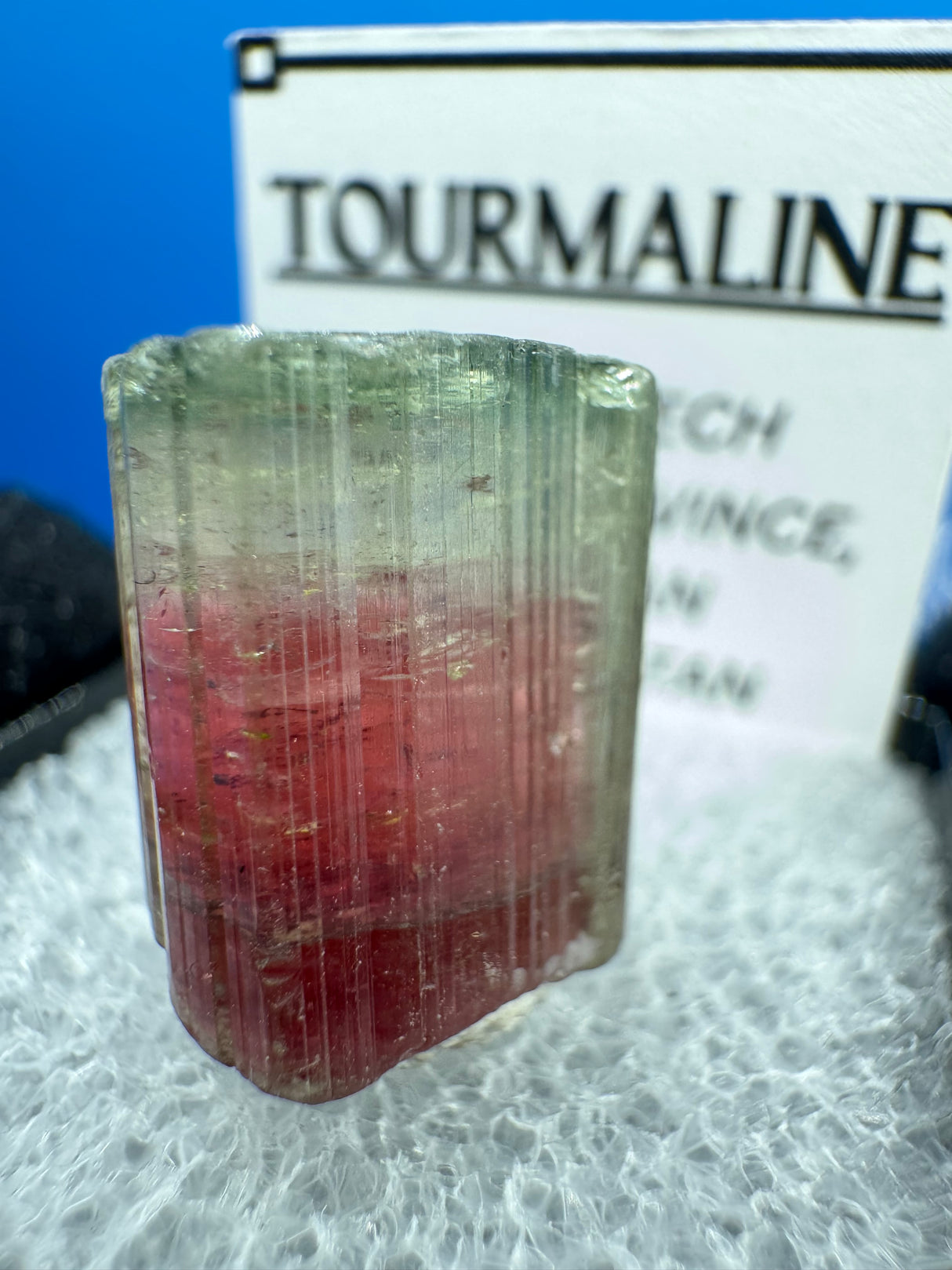 Watermelon Tourmaline Crystal - 4g
