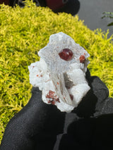 Garnet on Star Mica Specimen - 116g