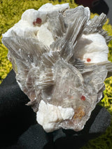 Garnet and Star Mica Specimen - 371g