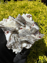 Garnet and Star Mica Specimen - 399g