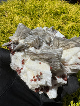 Garnet and Star Mica Specimen - 399g