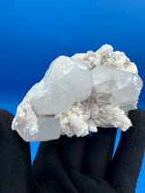 Quartz and Tourmaline Specimen - 356g